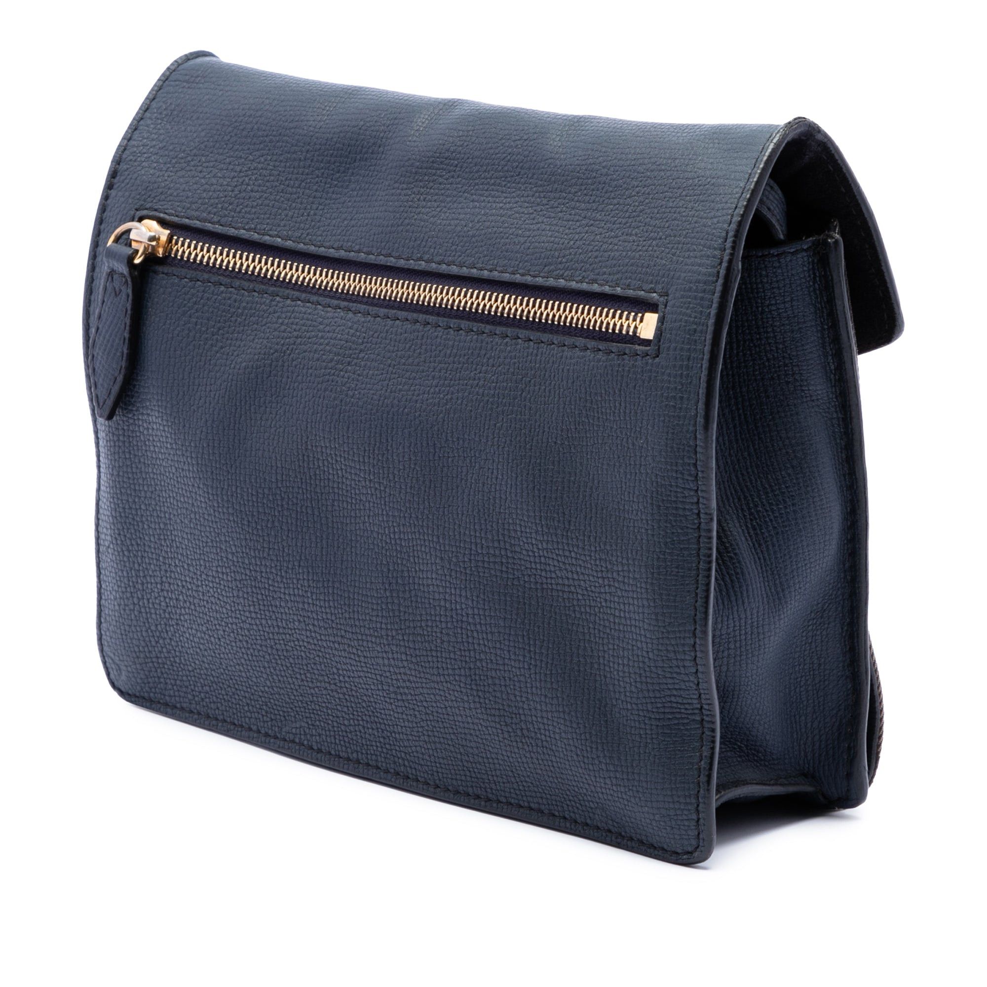 Burberry Small Leather and House Check Canvas Derby Macken Crossbody Size ONE SIZE - 2 Thumbnail