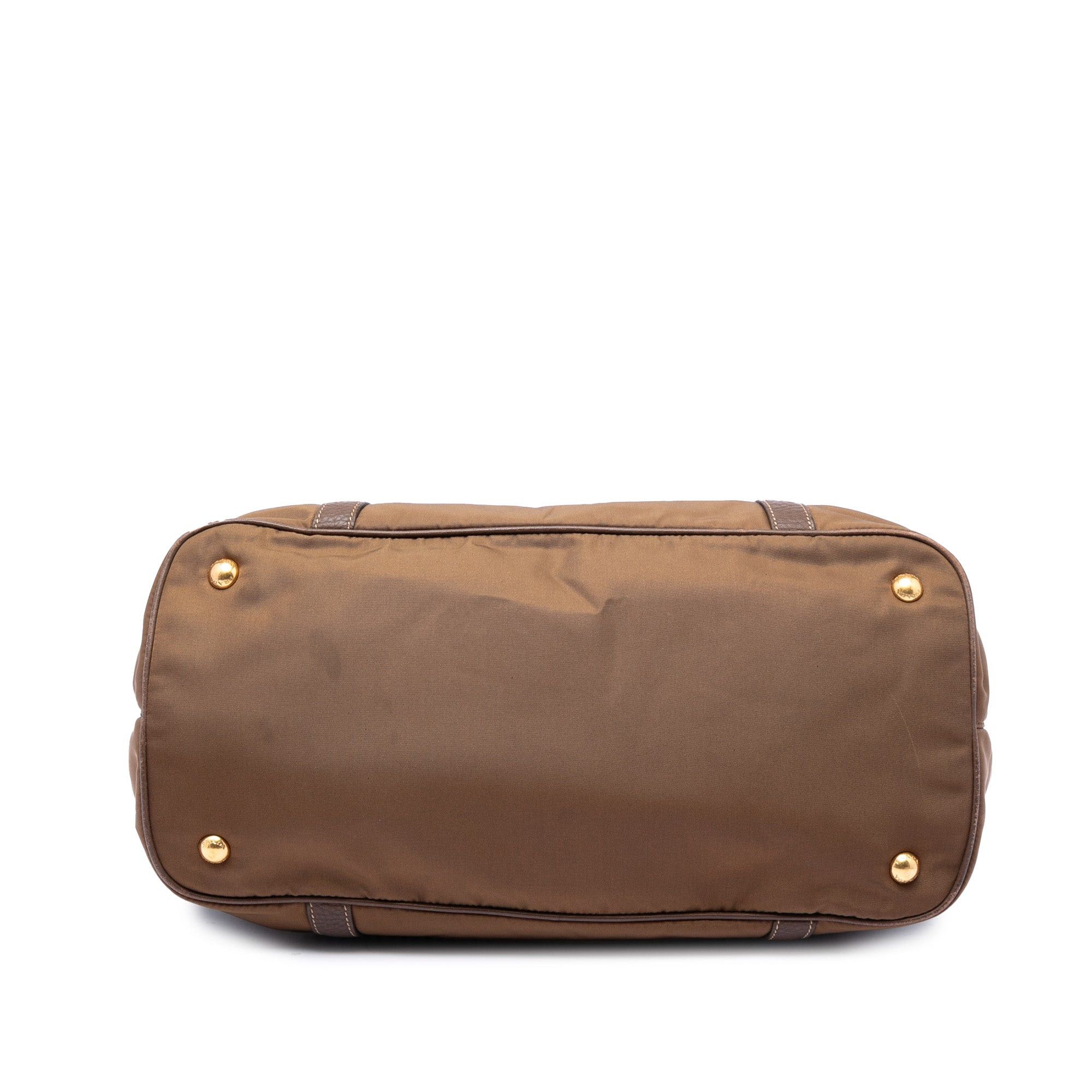 Prada Vitello Daino Trimmed Tessuto Satchel Size ONE SIZE - 3 Thumbnail