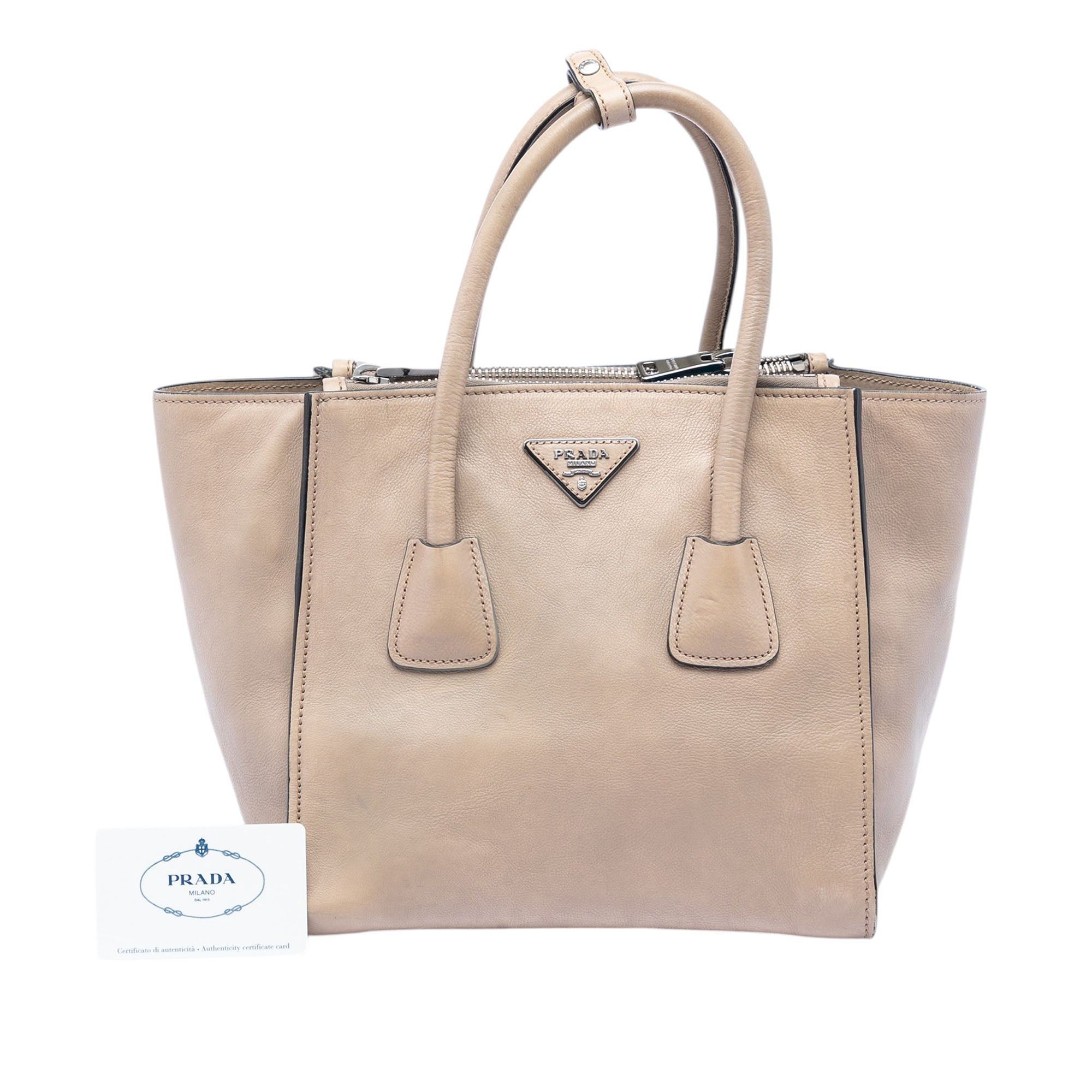 Prada Small Glace Calf Twin Pocket Satchel Size ONE SIZE - 7 Thumbnail