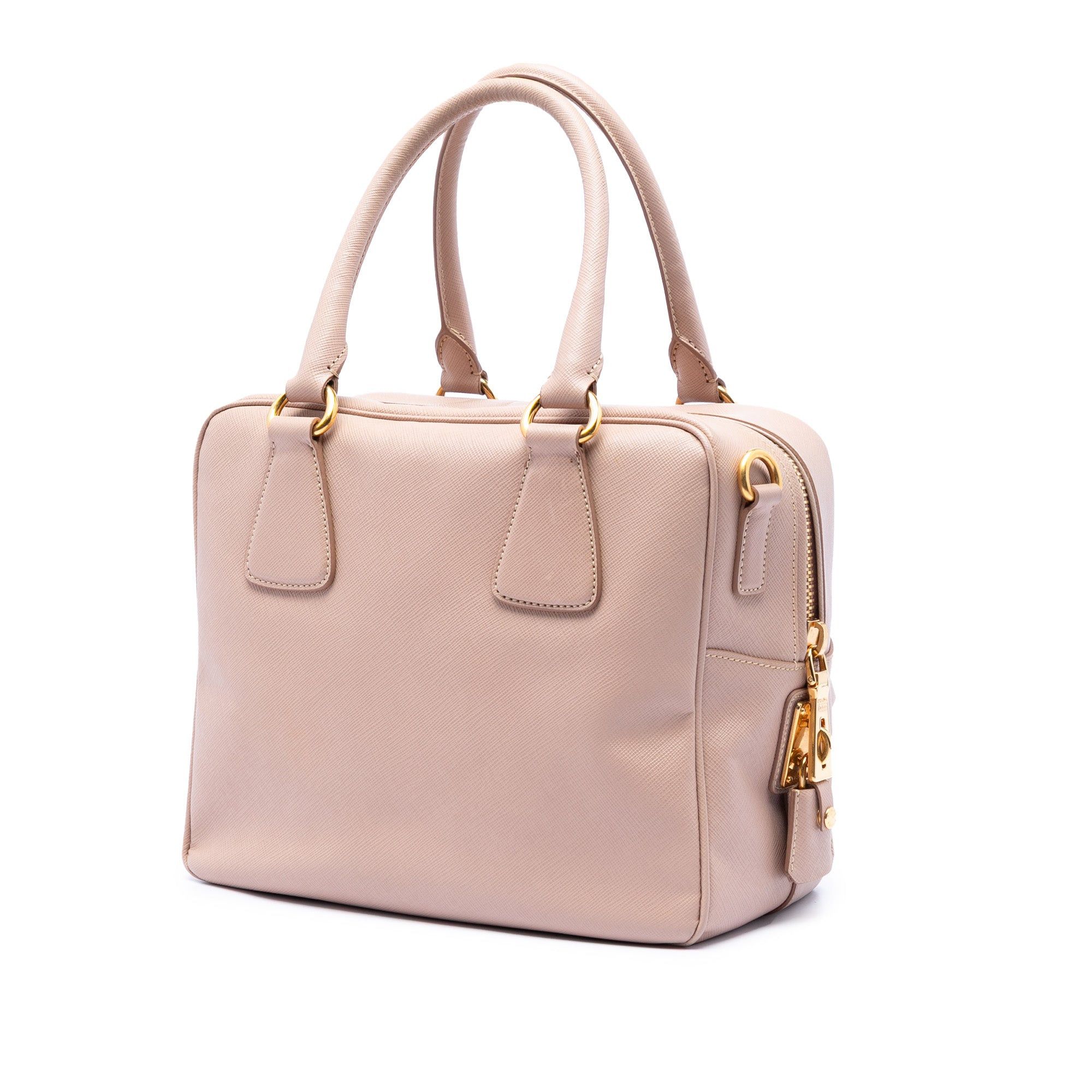 Prada Small Saffiano Square Bauletto Satchel Size ONE SIZE - 2 Thumbnail