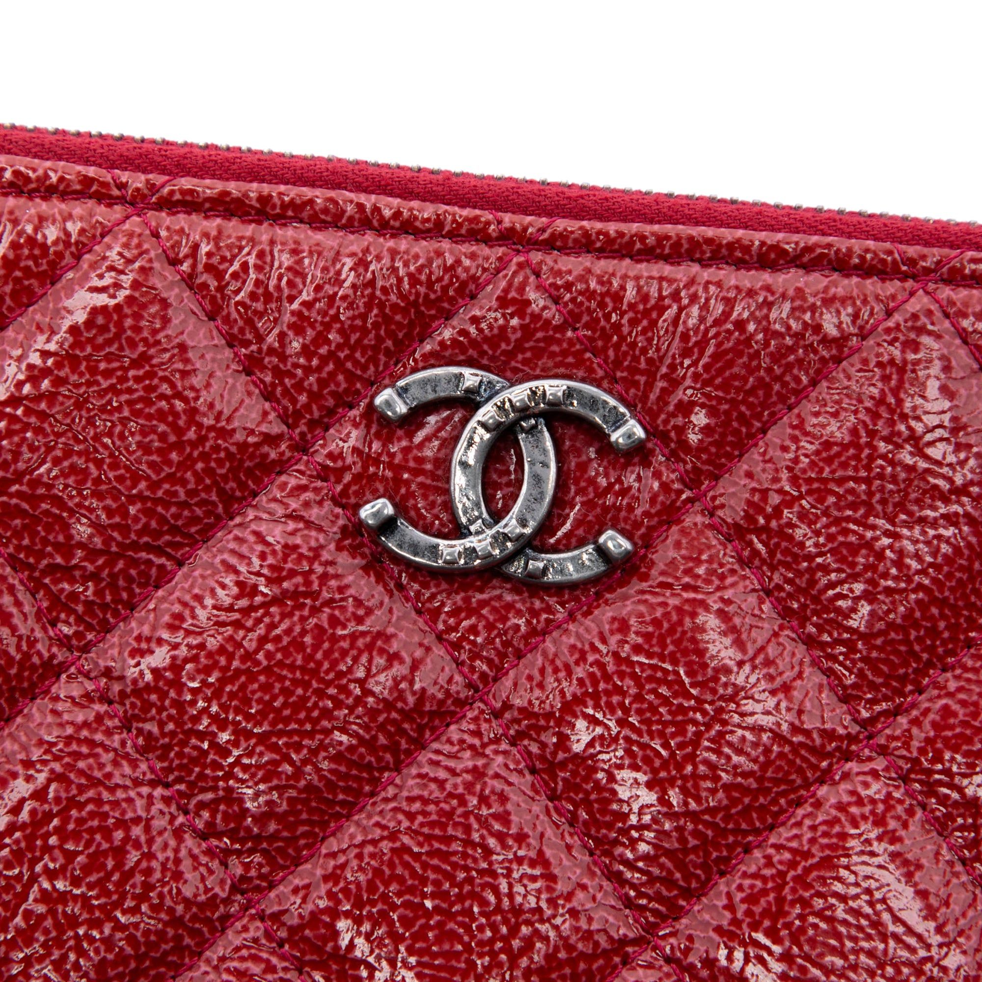 Chanel Large Quilted Patent O Case Clutch Size ONE SIZE - 5 Thumbnail