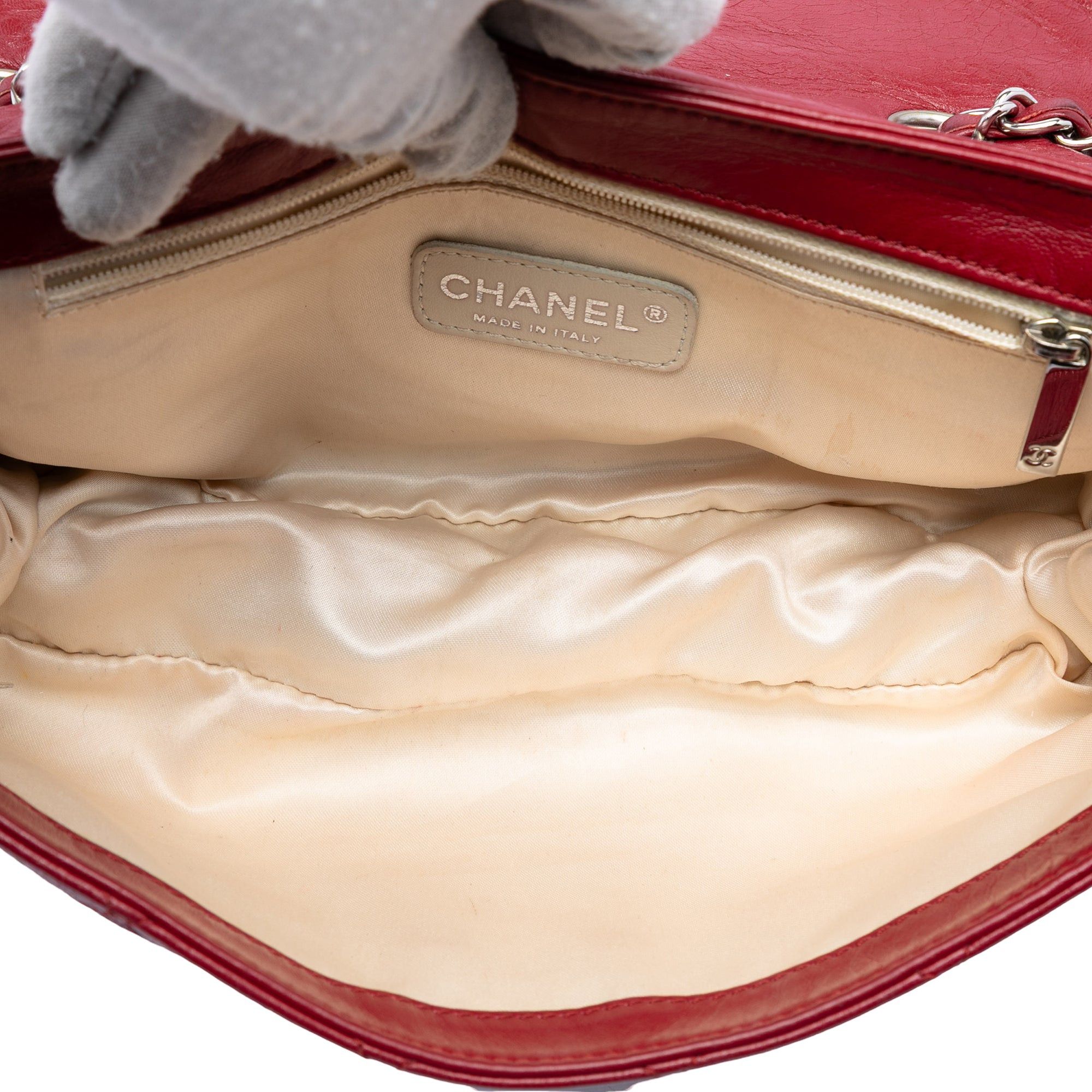 Chanel Quilted Aged Lambskin Reissue 2.55 East West Flap Size ONE SIZE - 4 Thumbnail
