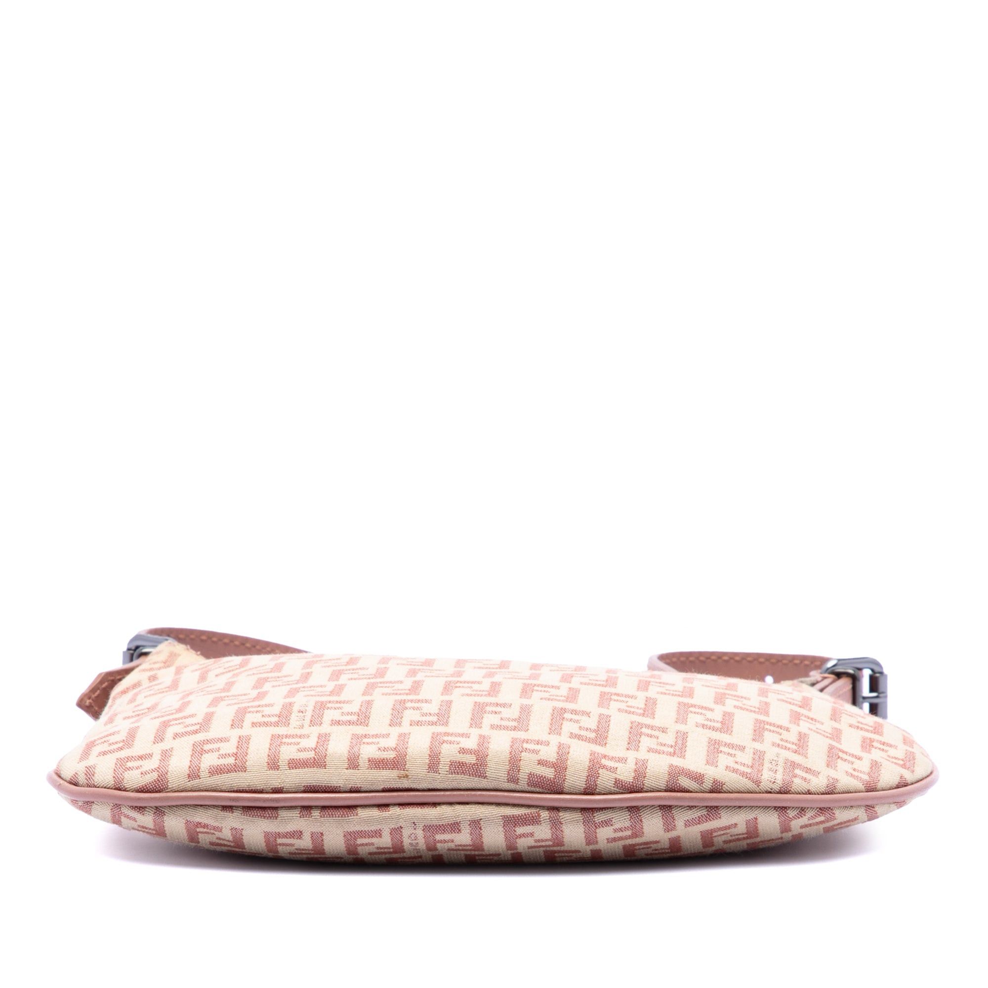 Fendi Zucchino Canvas Oyster Shoulder Bag Size ONE SIZE - 3 Thumbnail