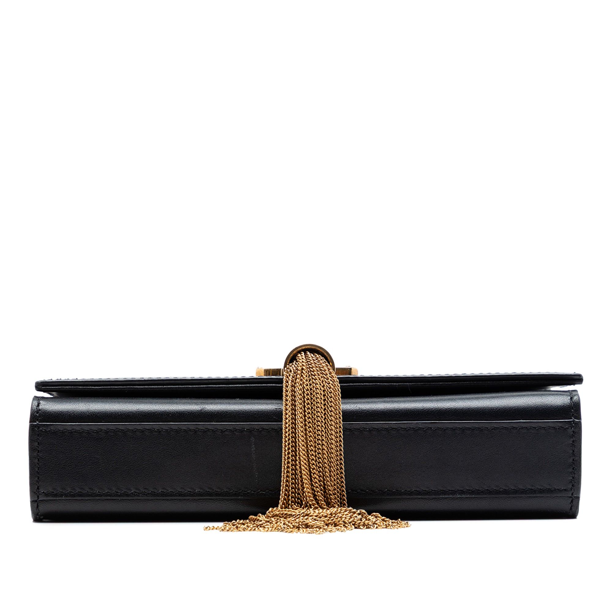 Saint Laurent Paris Small Smooth Calfskin Monogram Kate Tassel Crossbody Size ONE SIZE - 3 Thumbnail