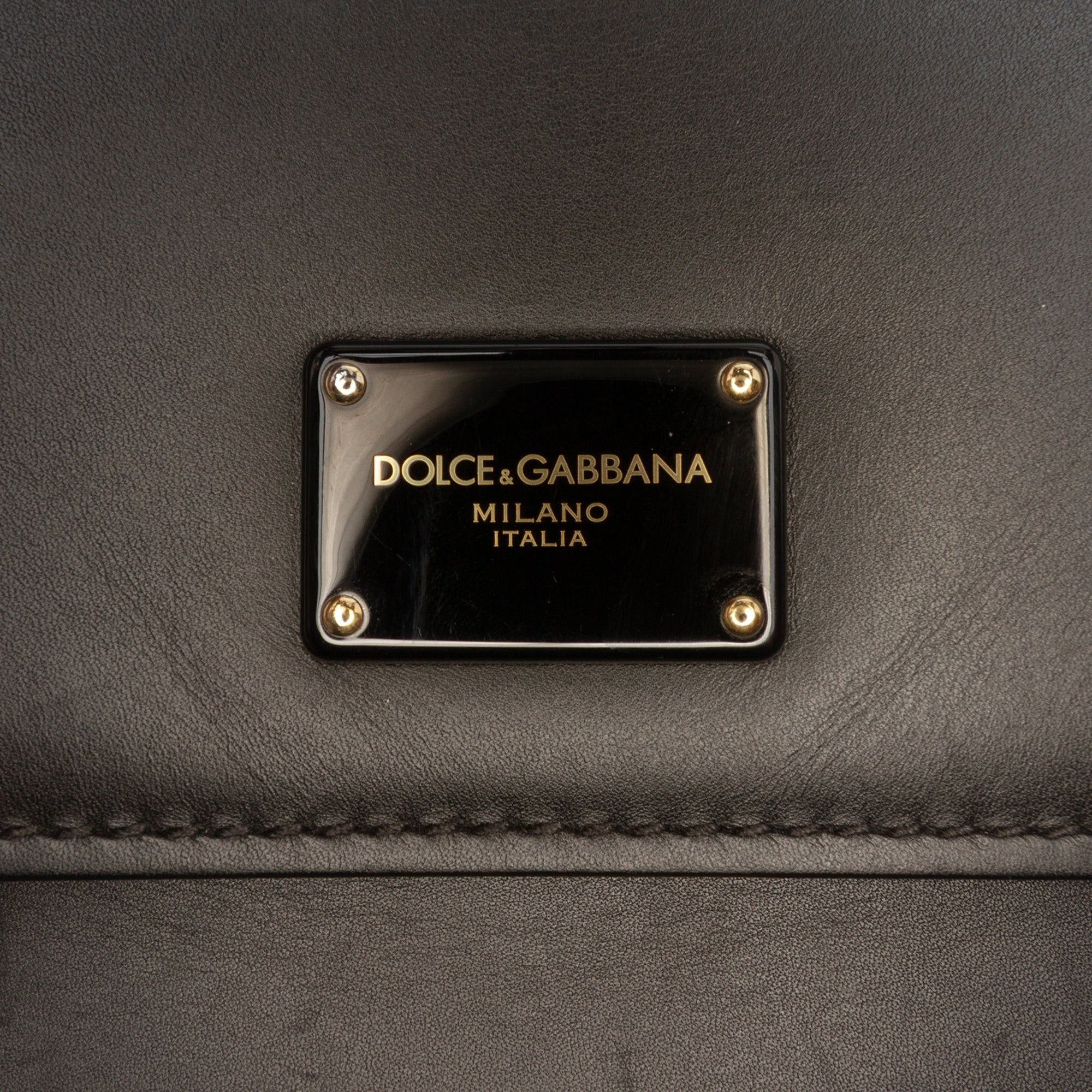 Dolce & Gabbana Large Calfskin Sicily 58 Satchel Size ONE SIZE - 5 Thumbnail
