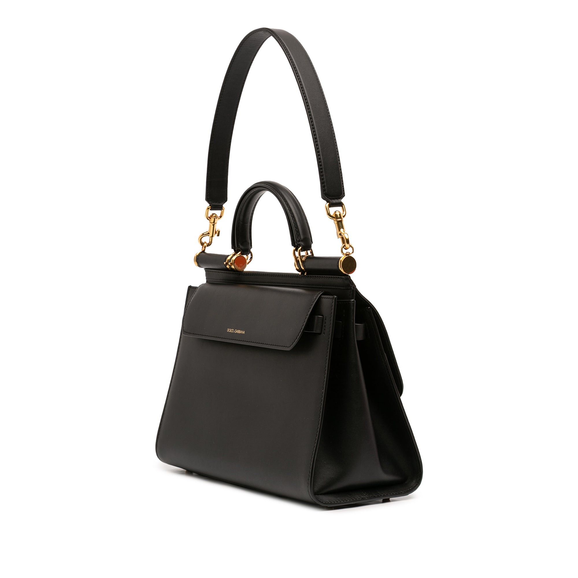 Dolce & Gabbana Large Calfskin Sicily 58 Satchel Size ONE SIZE - 2 Thumbnail