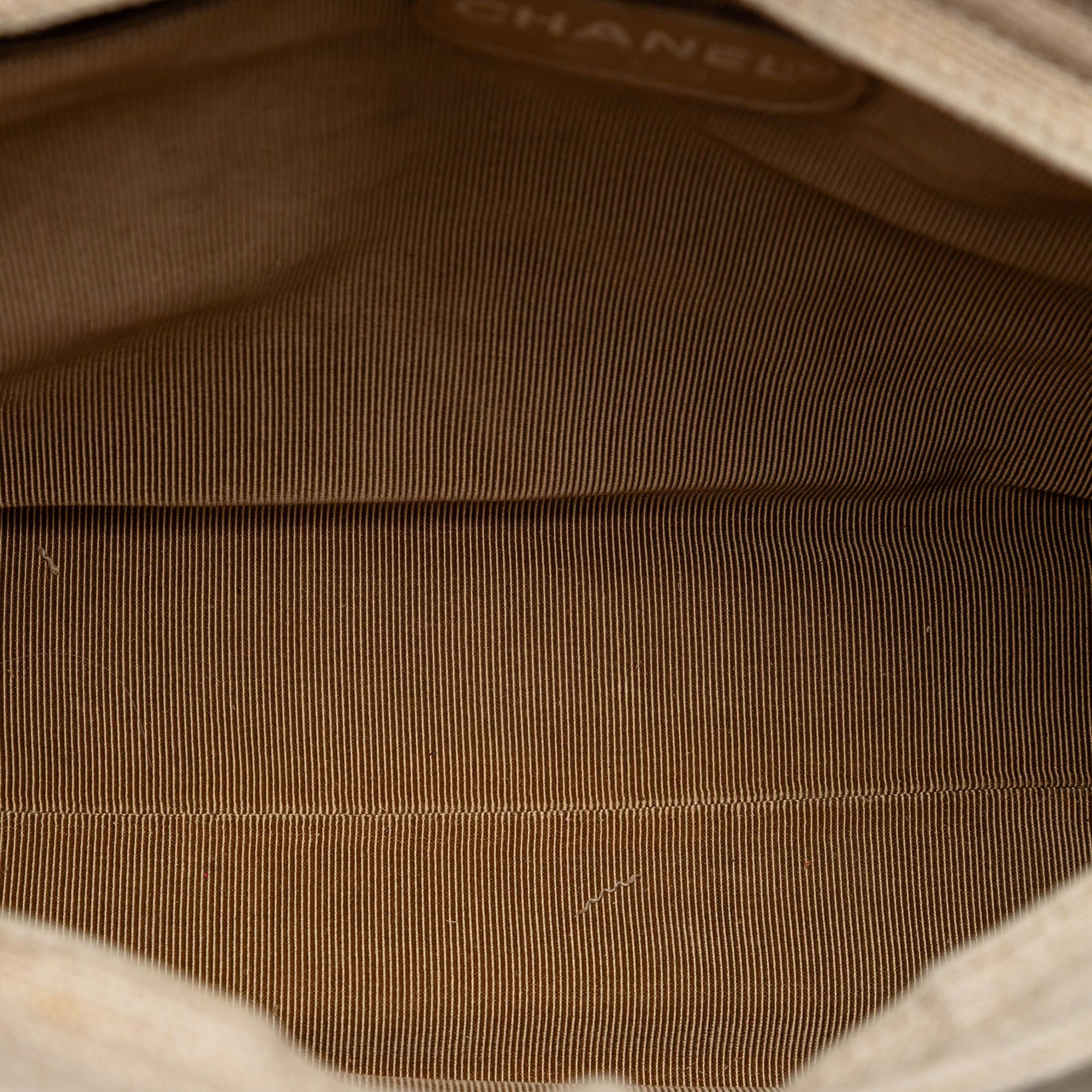 Chanel Petite Canvas Shopping Tote Size ONE SIZE - 4 Thumbnail