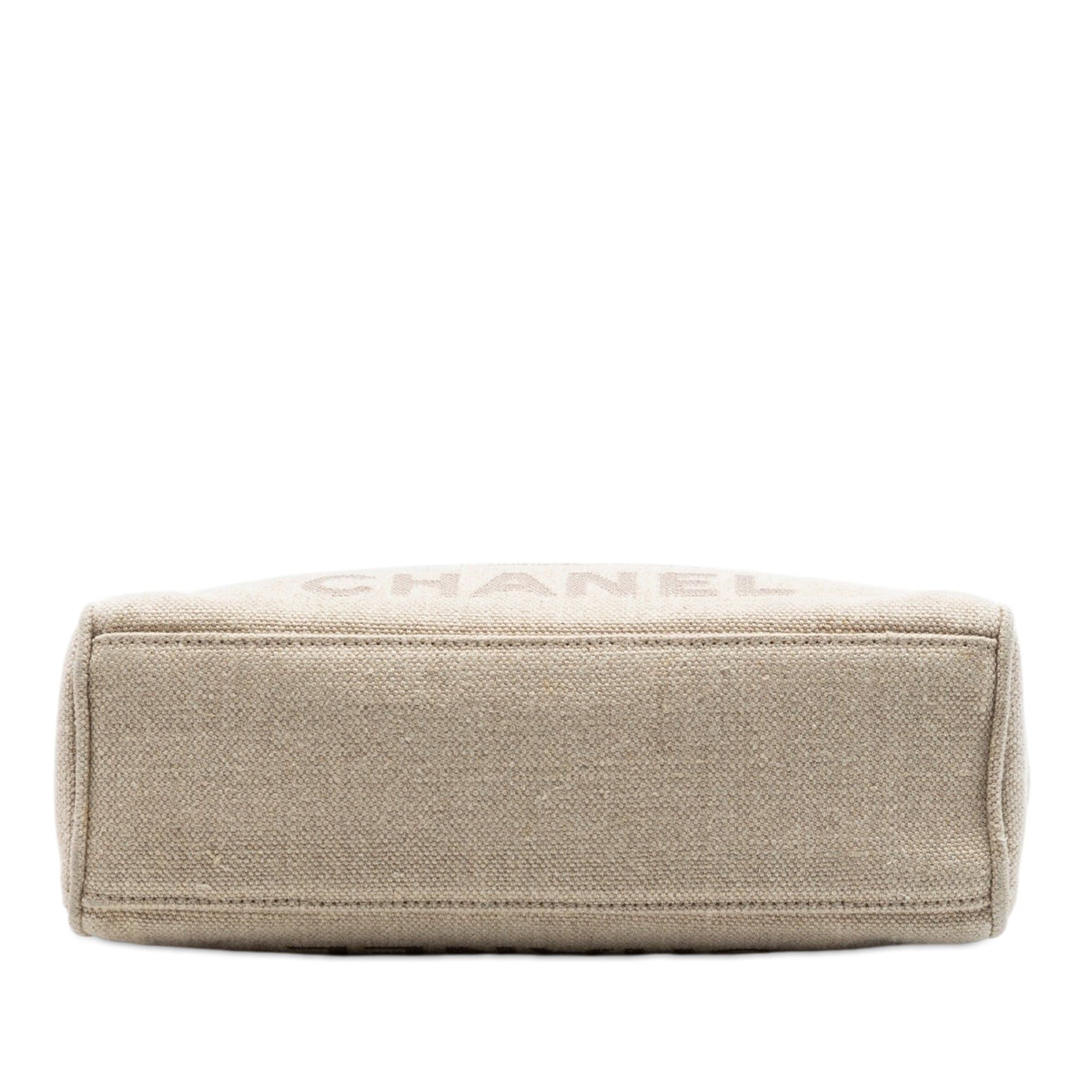 Chanel Petite Canvas Shopping Tote Size ONE SIZE - 3 Thumbnail