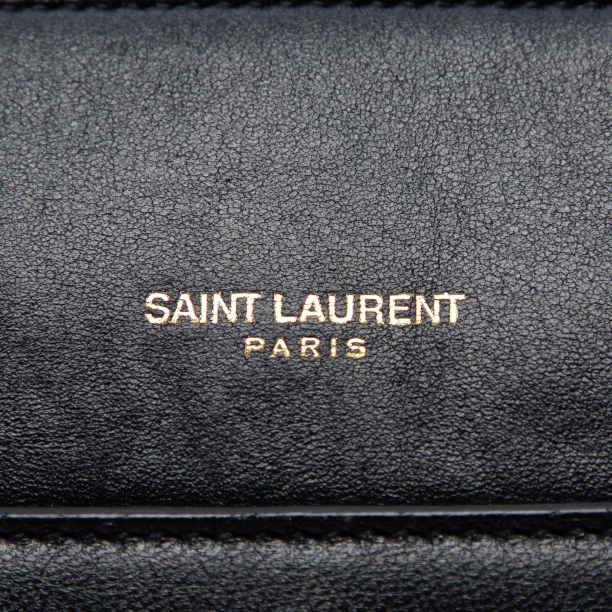 Saint Laurent Paris Baby Leather Star Patchwork Classic Duffle Satchel Size ONE SIZE - 5 Thumbnail