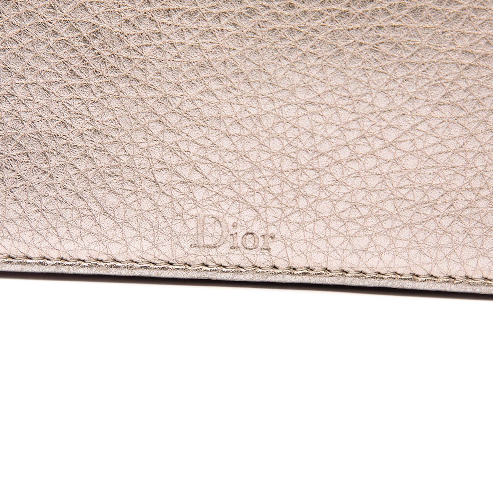 Dior Small Metallic Grained Calfskin Diorama Flap Size ONE SIZE - 5 Thumbnail