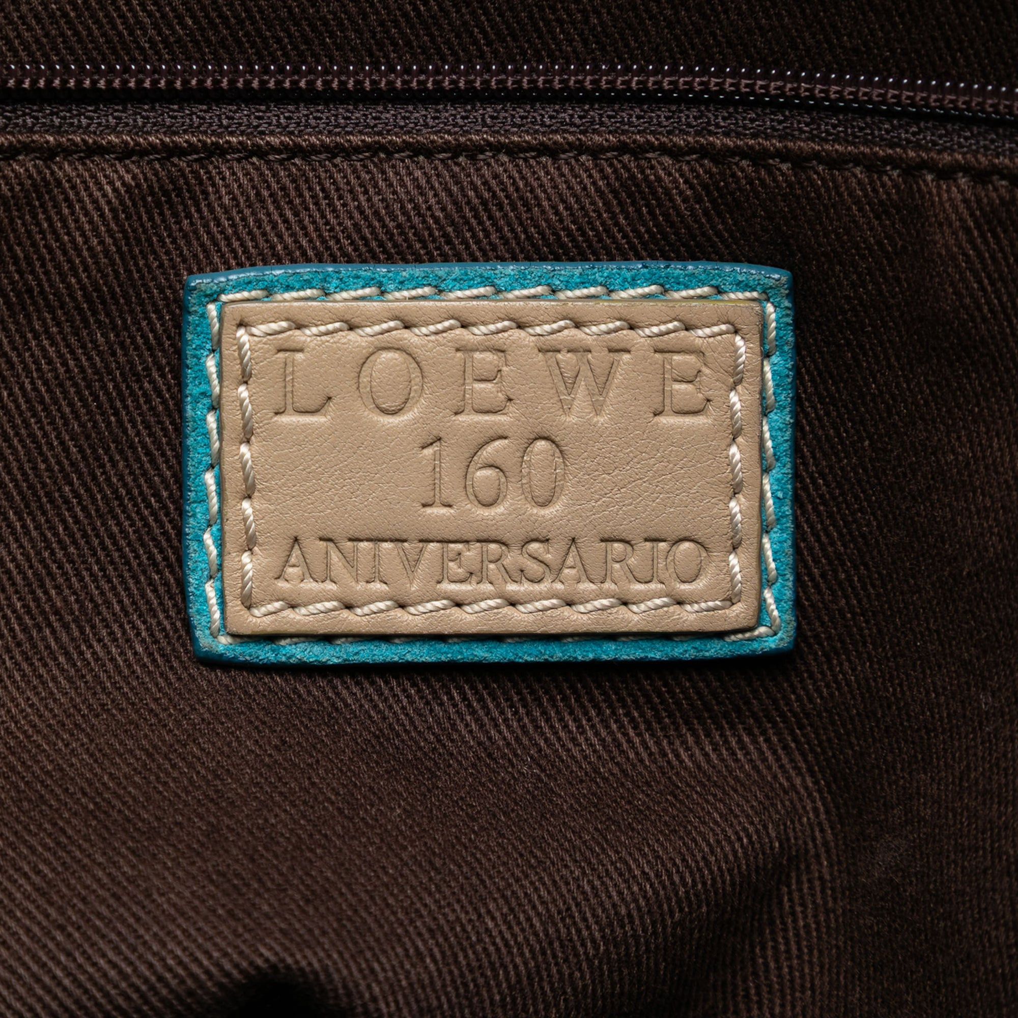 Loewe 160th Anniversary Suede Trimmed Canvas Crossbody Size ONE SIZE - 5 Thumbnail