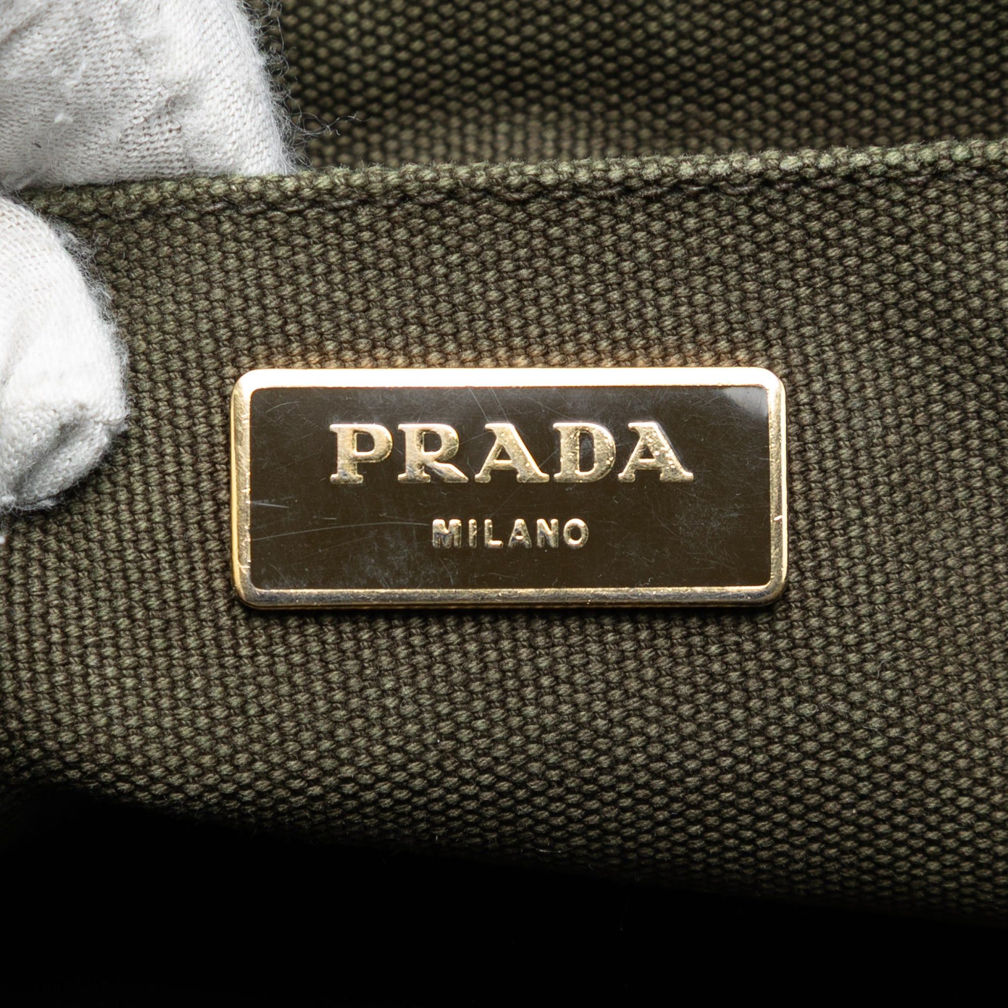 Prada Small Canvas Canapa Bijoux Satchel Size ONE SIZE - 5 Thumbnail