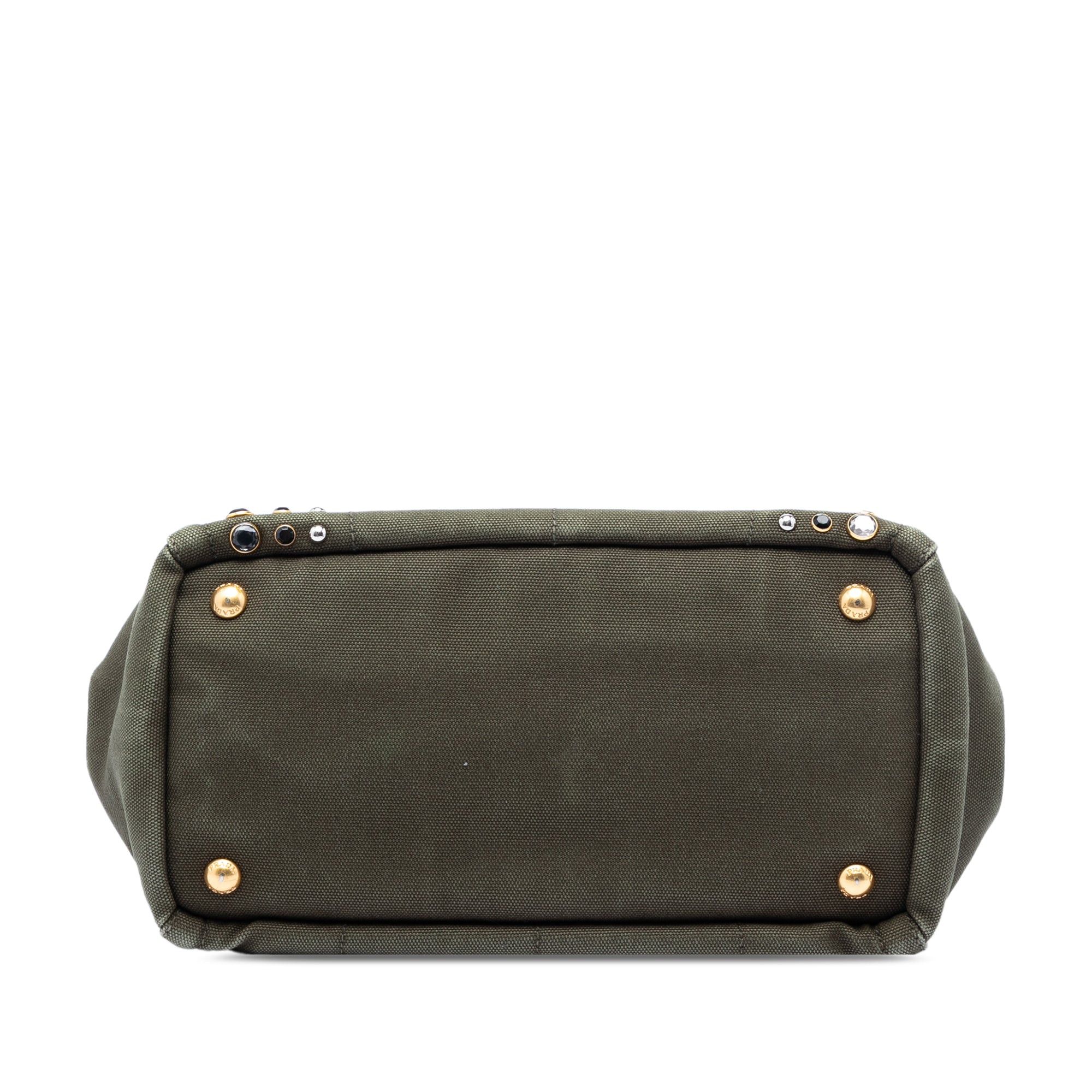 Prada Small Canvas Canapa Bijoux Satchel Size ONE SIZE - 3 Thumbnail