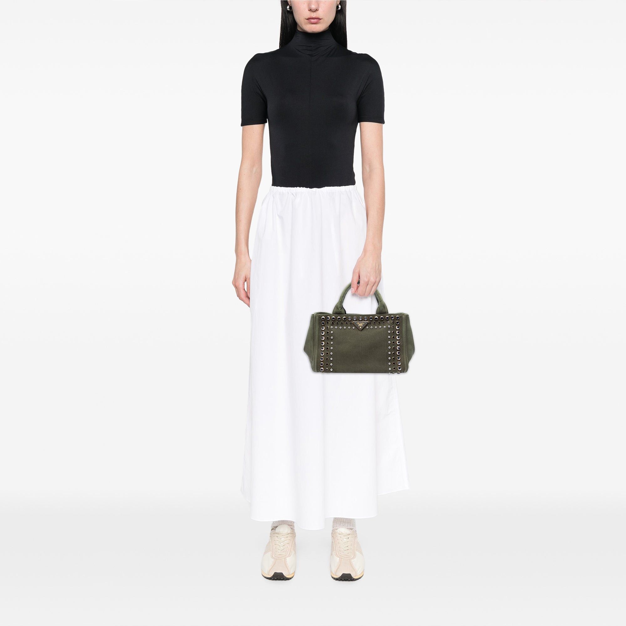 Prada Small Canvas Canapa Bijoux Satchel Size ONE SIZE - 6 Thumbnail