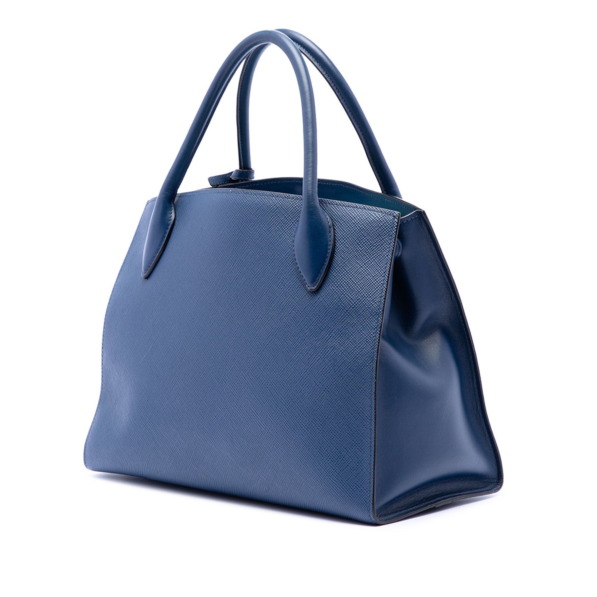 Prada Medium Saffiano Cuir Monochrome Top Handle Tote Size ONE SIZE - 2 Thumbnail