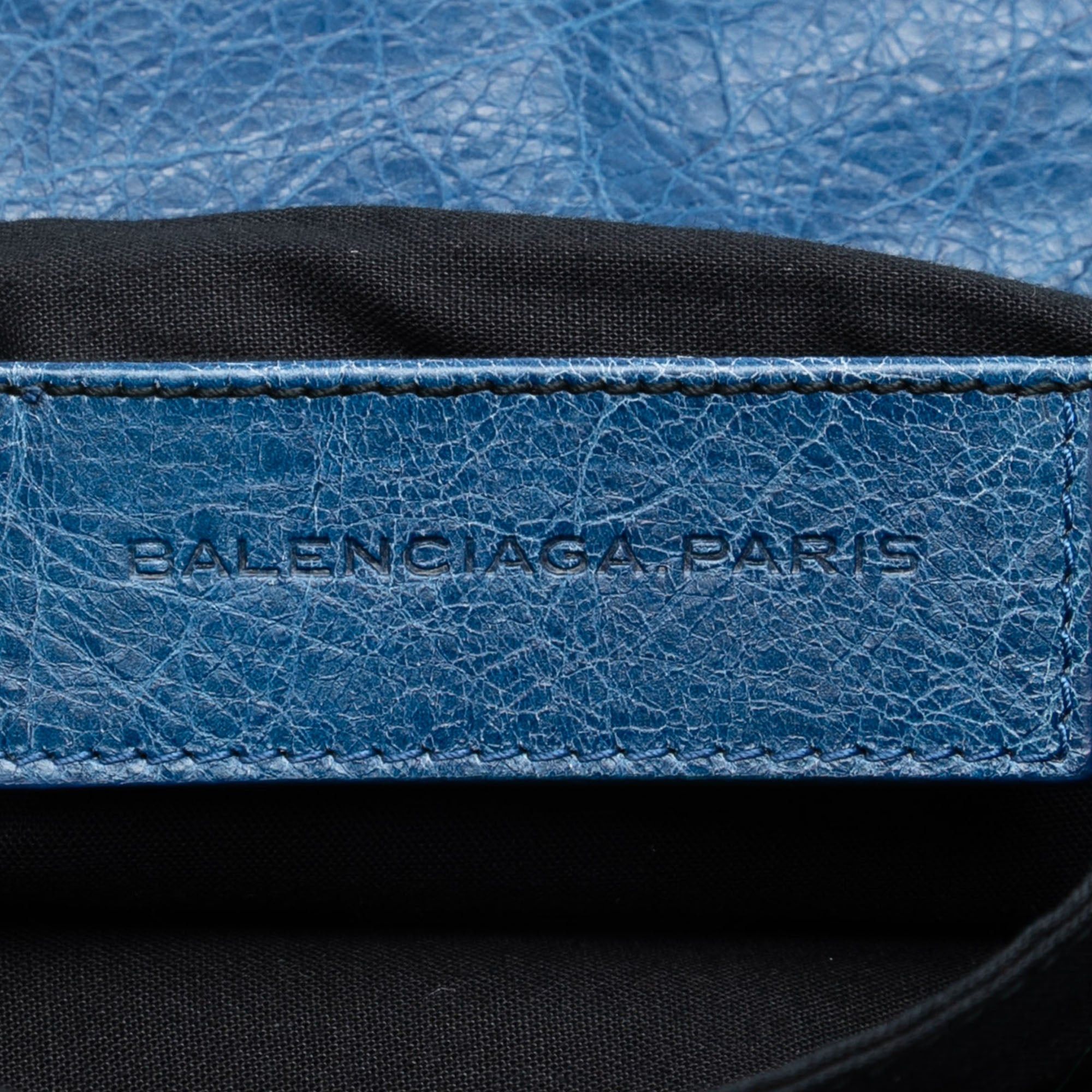 Balenciaga Lambskin Motocross Classic Envelope Clutch Size ONE SIZE - 5 Thumbnail