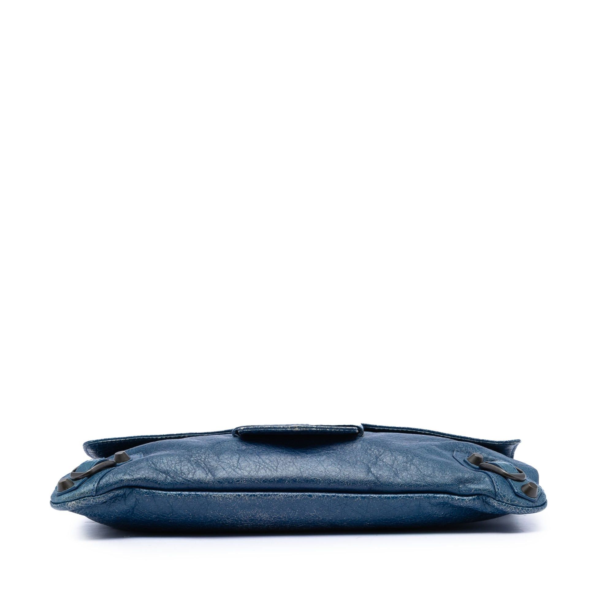 Balenciaga Lambskin Motocross Classic Envelope Clutch Size ONE SIZE - 3 Thumbnail