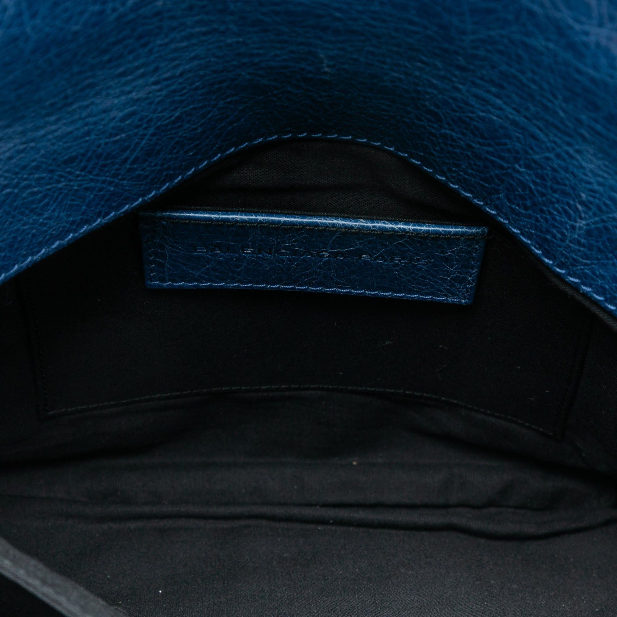 Balenciaga Lambskin Motocross Classic Envelope Clutch Size ONE SIZE - 4 Thumbnail