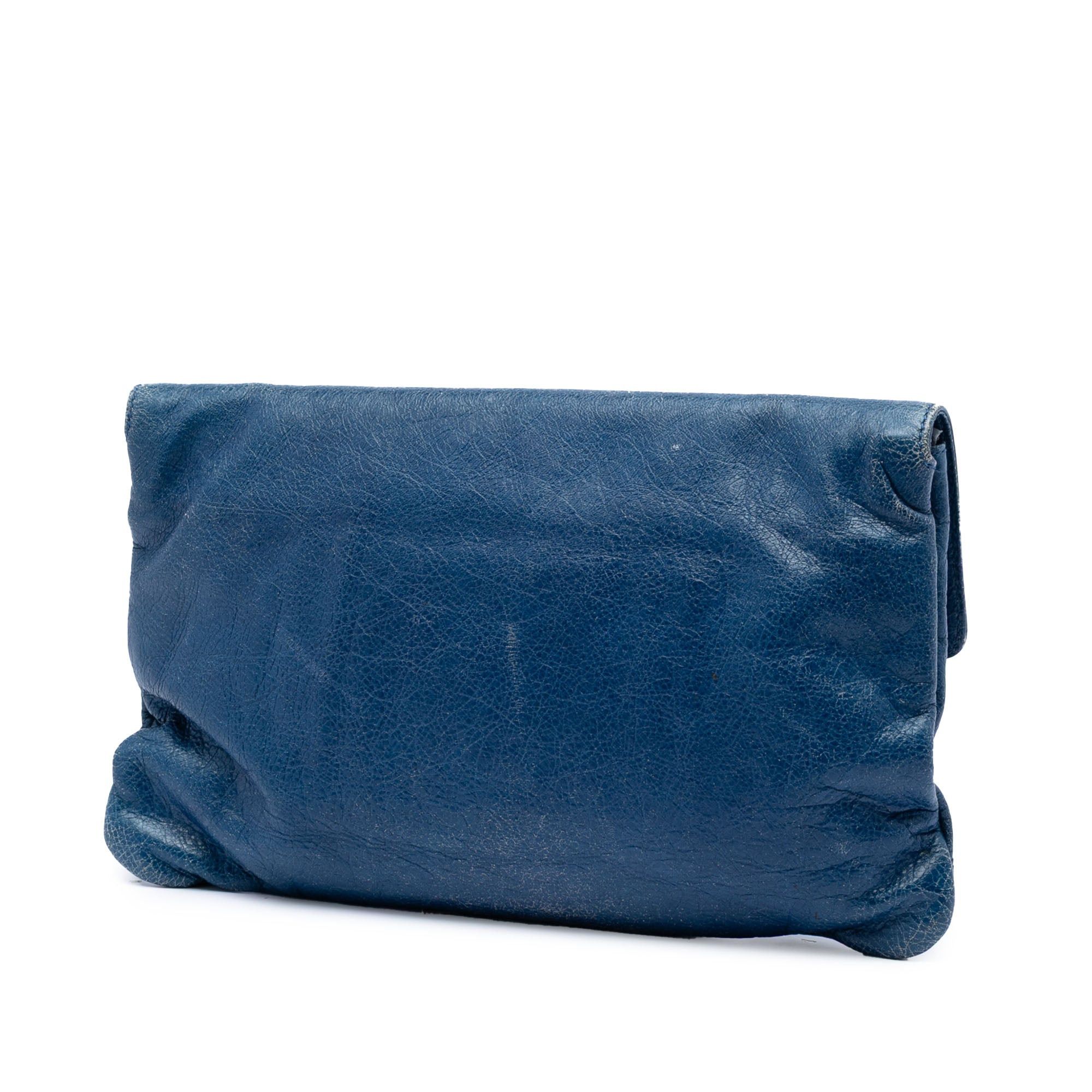 Balenciaga Lambskin Motocross Classic Envelope Clutch Size ONE SIZE - 2 Thumbnail