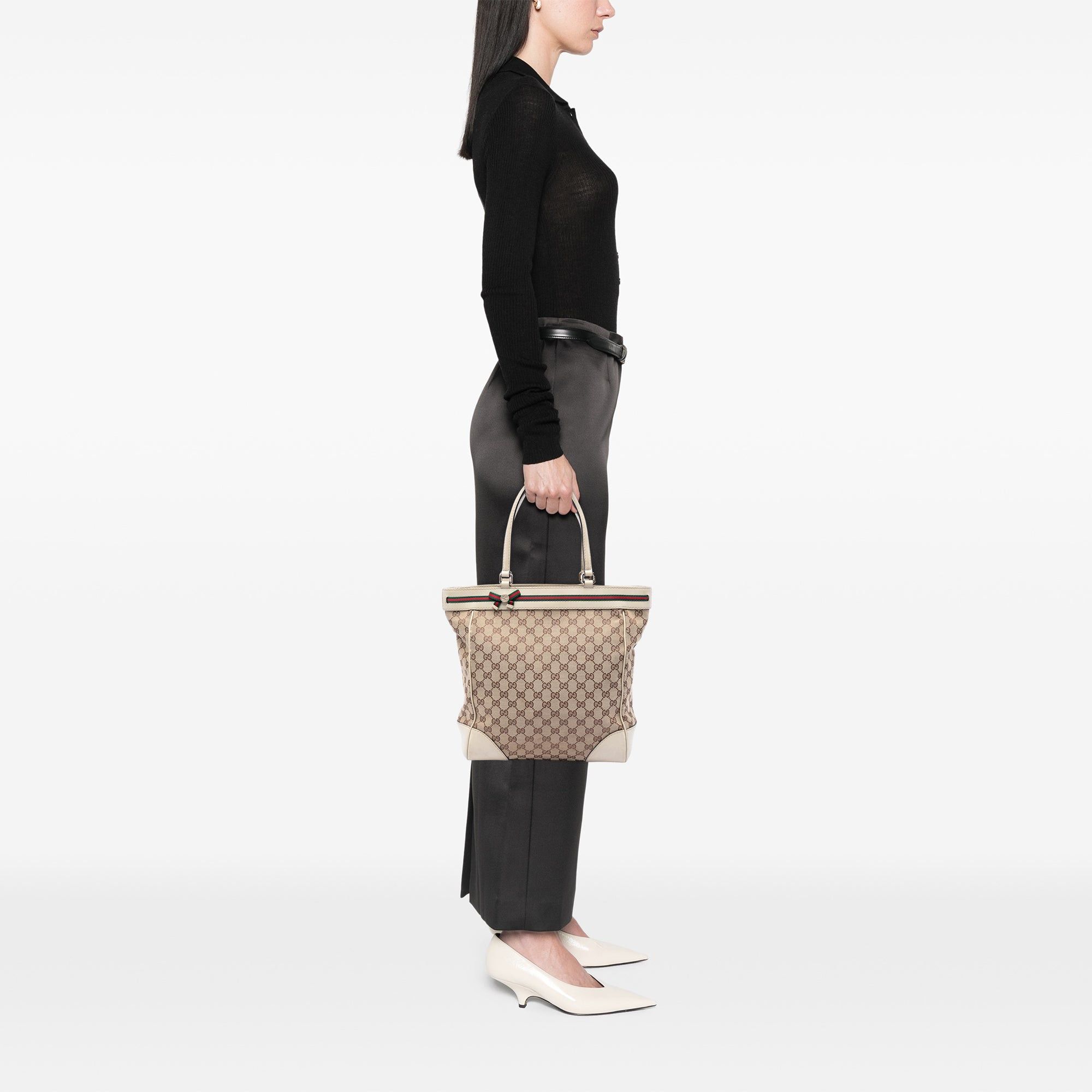 Gucci GG Canvas Web Mayfair Tote Size ONE SIZE - 6 Thumbnail