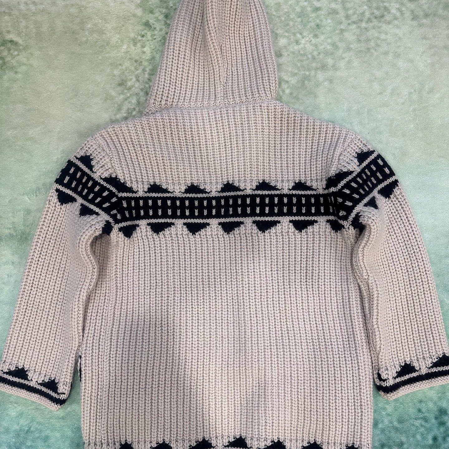 Saint Laurent Paris Saint Laurent Geometric Jacquard Hooded Cardigan Size XXL Size US XXL / EU 58 / 5 - 2 Thumbnail