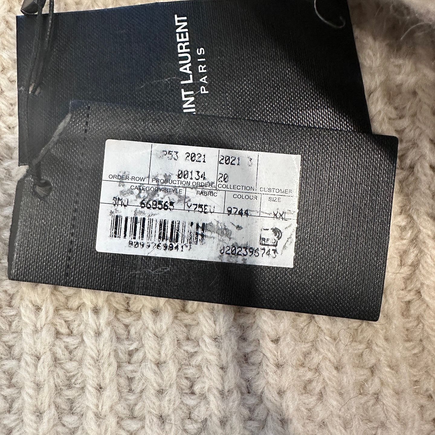Saint Laurent Paris Saint Laurent Geometric Jacquard Hooded Cardigan Size XXL Size US XXL / EU 58 / 5 - 15 Thumbnail