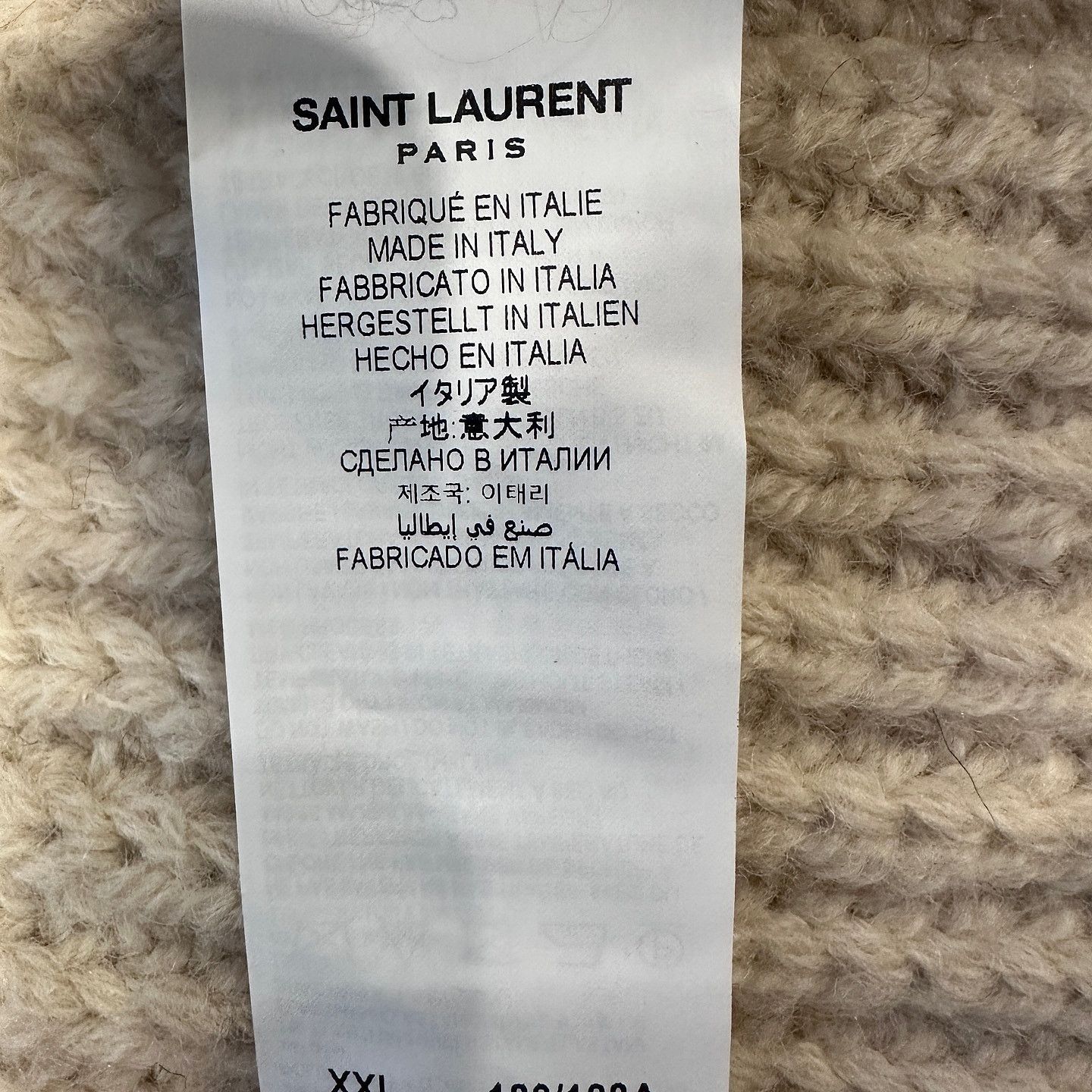 Saint Laurent Paris Saint Laurent Geometric Jacquard Hooded Cardigan Size XXL Size US XXL / EU 58 / 5 - 14 Thumbnail
