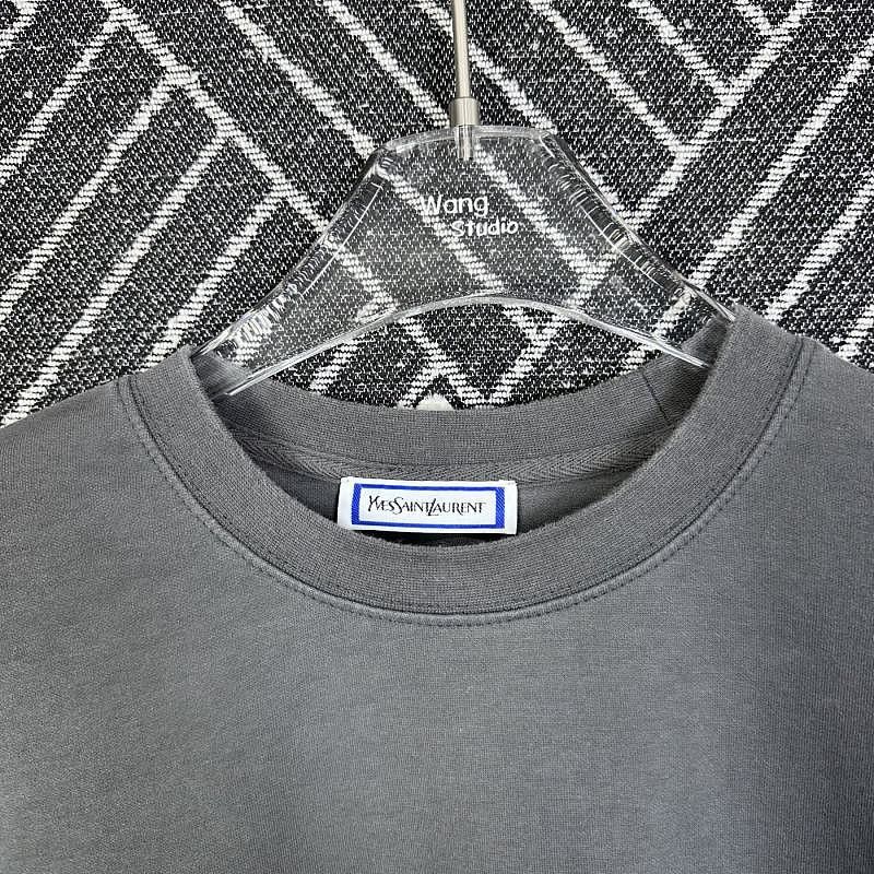 Saint Laurent Paris Saint Laurent Embroidered Logo Sweatshirt Size M Size US M / EU 48-50 / 2 - 5 Thumbnail