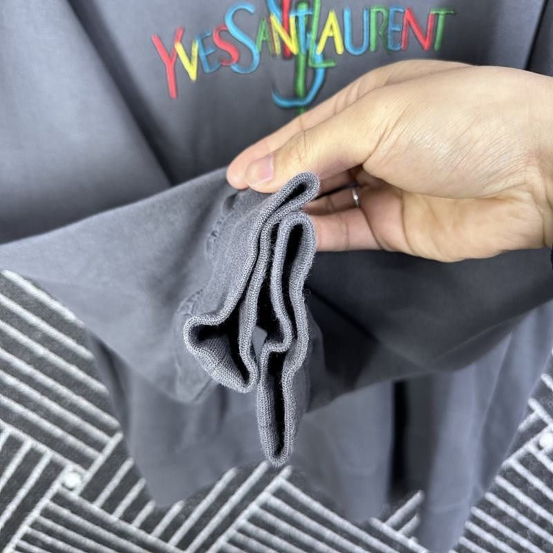 Saint Laurent Paris Saint Laurent Embroidered Logo Sweatshirt Size M Size US M / EU 48-50 / 2 - 6 Thumbnail