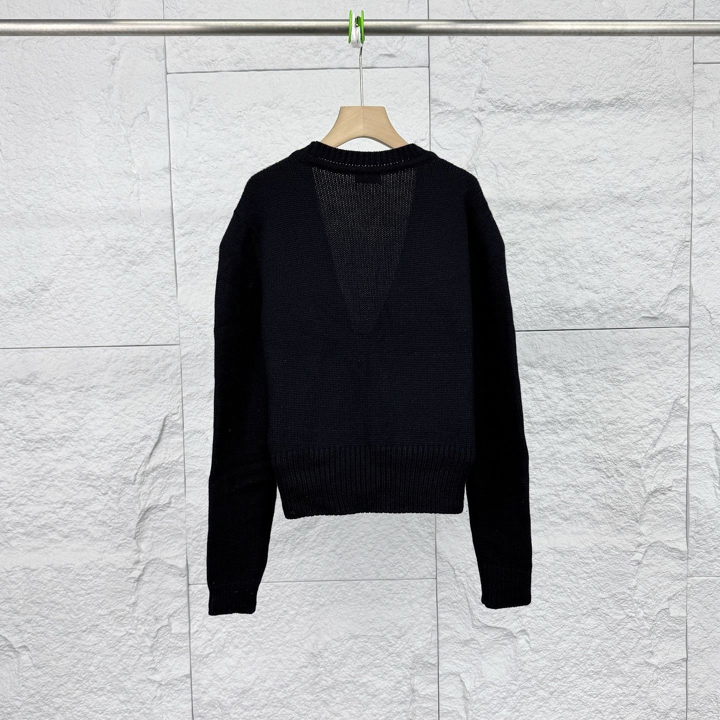Saint Laurent Paris Saint Laurent Embroidered Logo Cashmere Cardigan Size S Size S / US 4 / IT 40 - 2 Thumbnail
