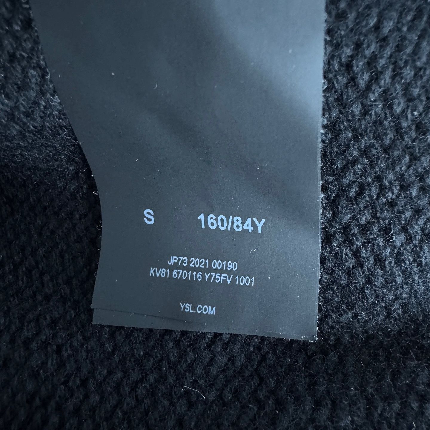 Saint Laurent Paris Saint Laurent Embroidered Logo Cashmere Cardigan Size S Size S / US 4 / IT 40 - 5 Thumbnail