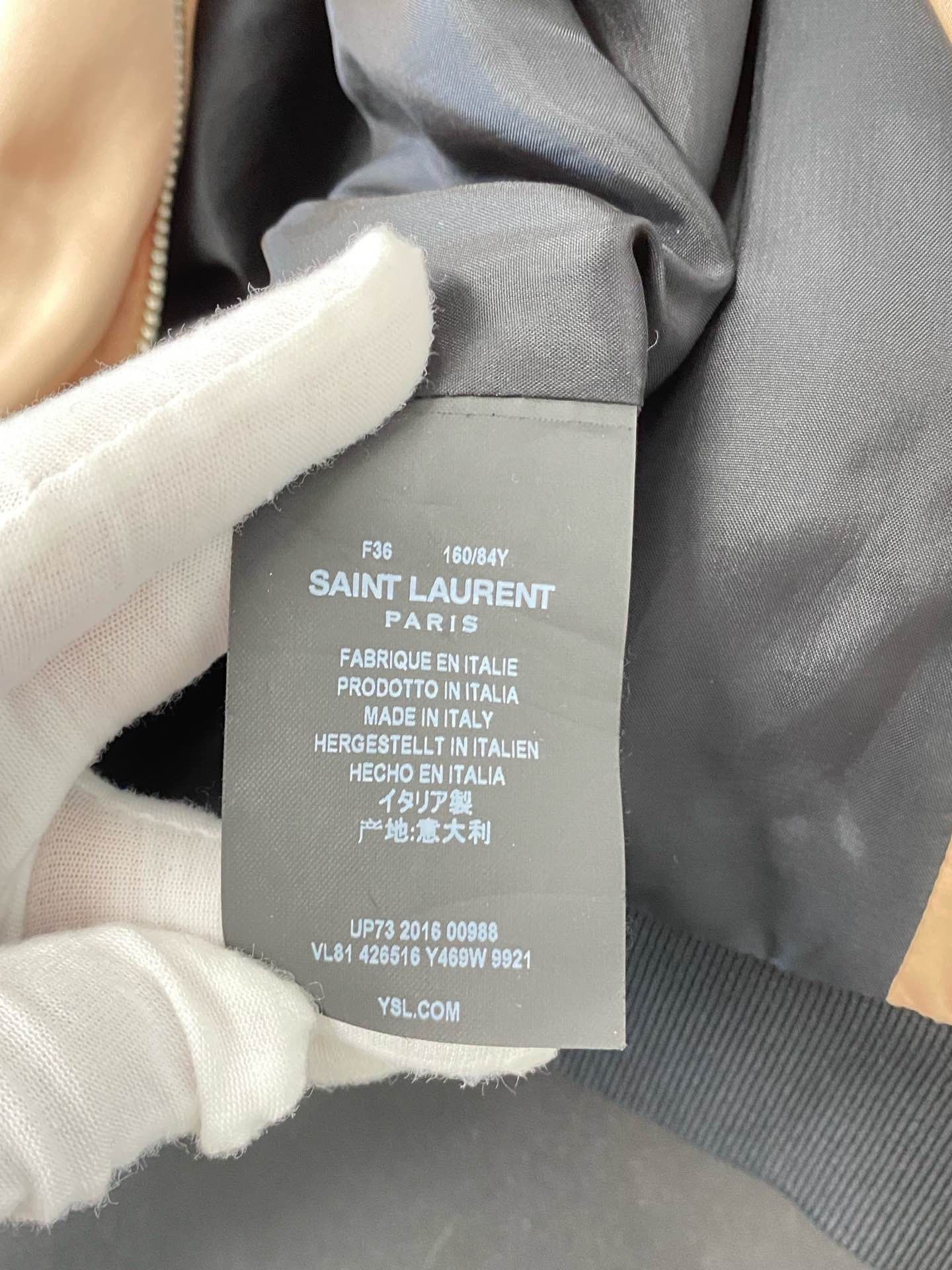 Saint Laurent Paris Saint Laurent Colorblock Bomber Jacket Size 36 Size XS / US 0-2 / IT 36-38 - 5 Thumbnail