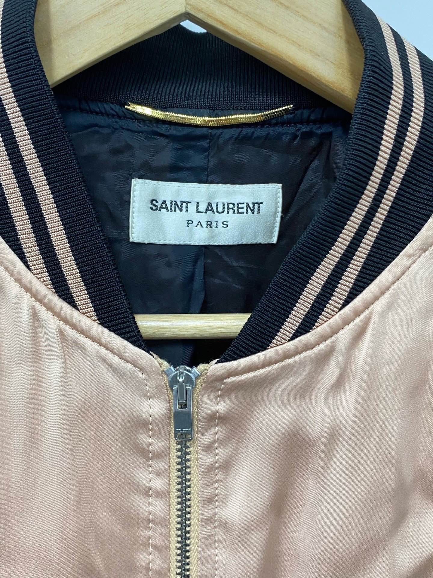 Saint Laurent Paris Saint Laurent Colorblock Bomber Jacket Size 36 Size XS / US 0-2 / IT 36-38 - 3 Thumbnail