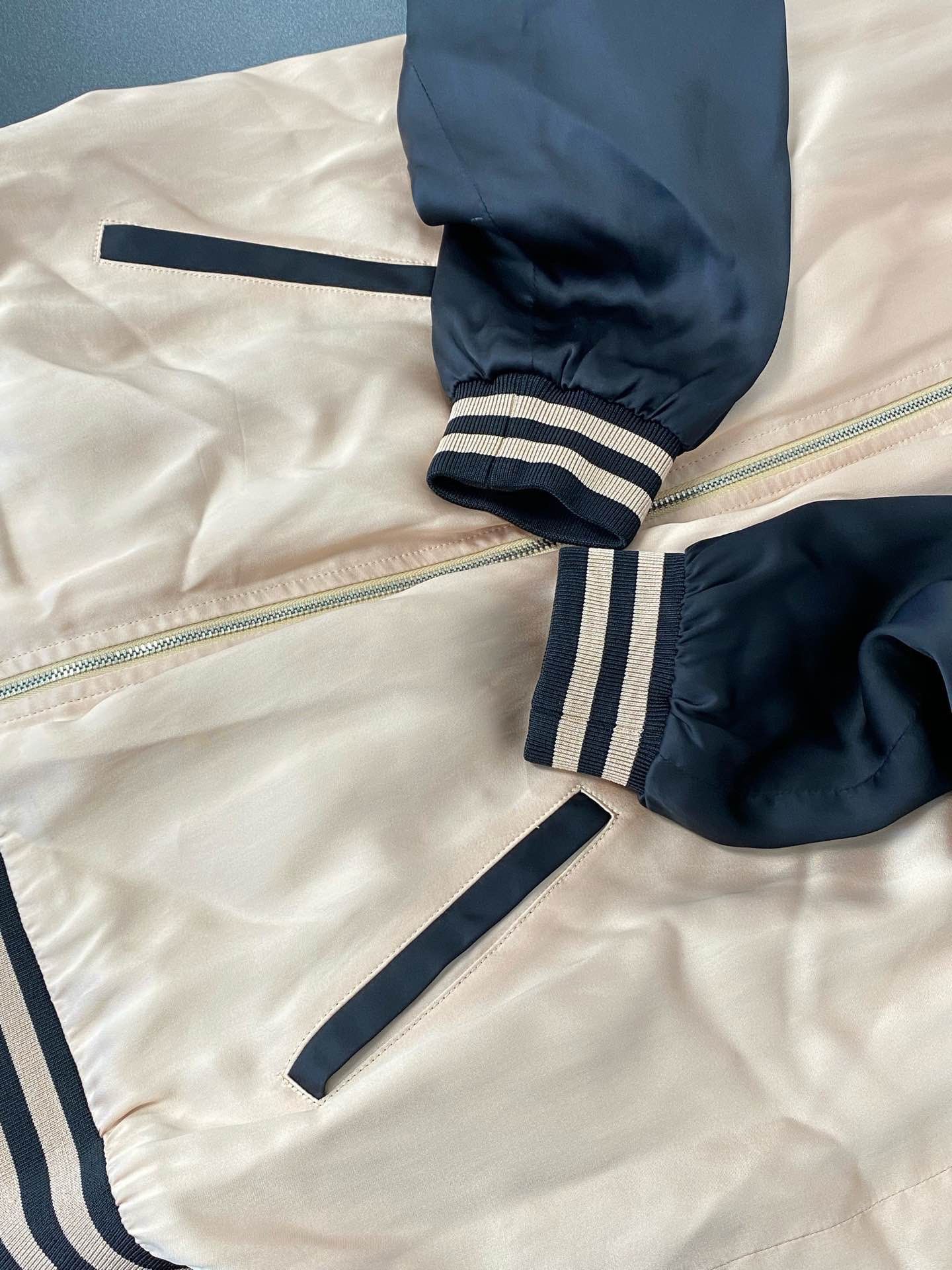 Saint Laurent Paris Saint Laurent Colorblock Bomber Jacket Size 36 Size XS / US 0-2 / IT 36-38 - 6 Thumbnail