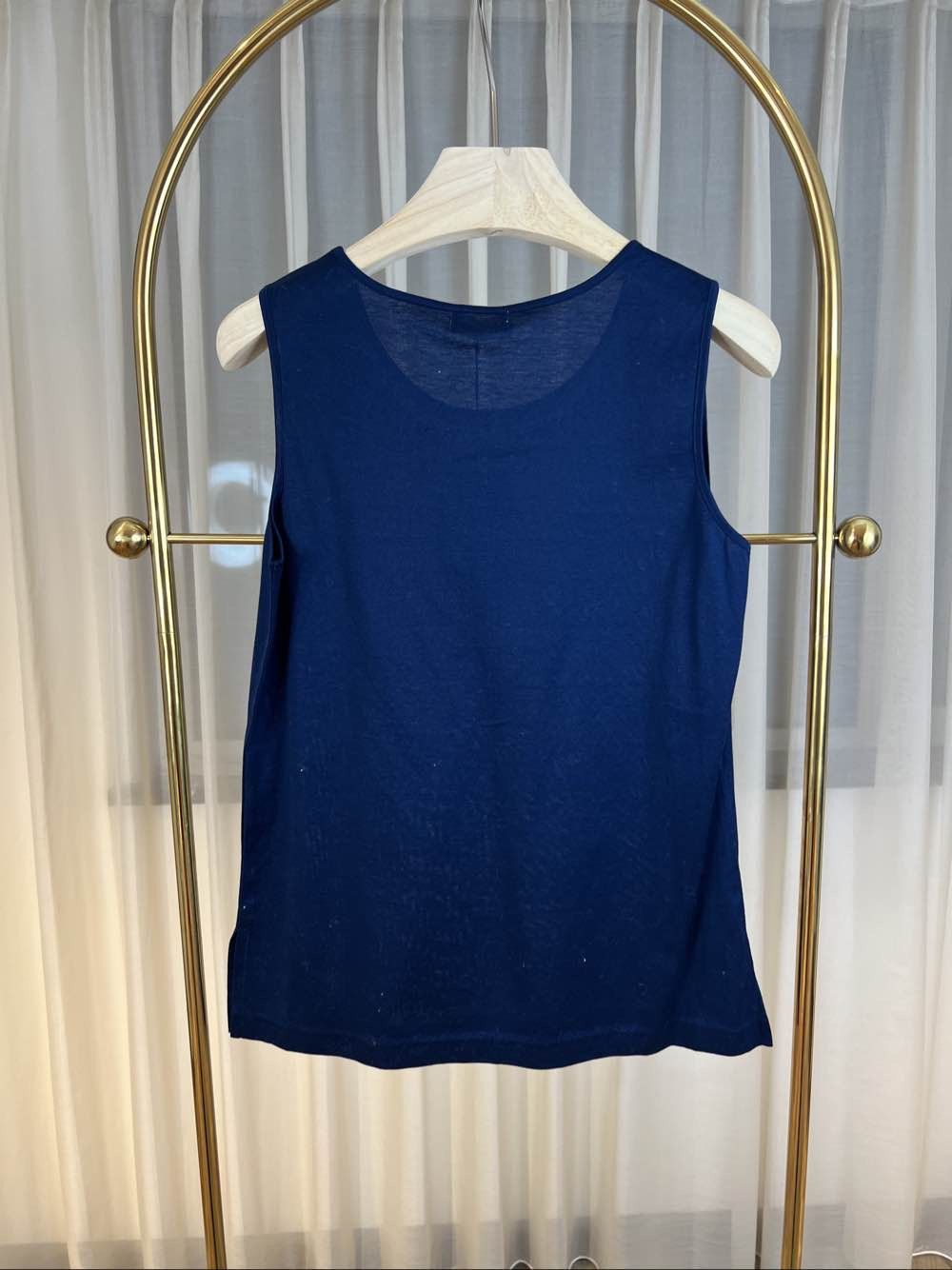 Saint Laurent Paris Saint Laurent Cotton Logo Tank Top Size M Size M / US 6-8 / IT 42-44 - 2 Thumbnail