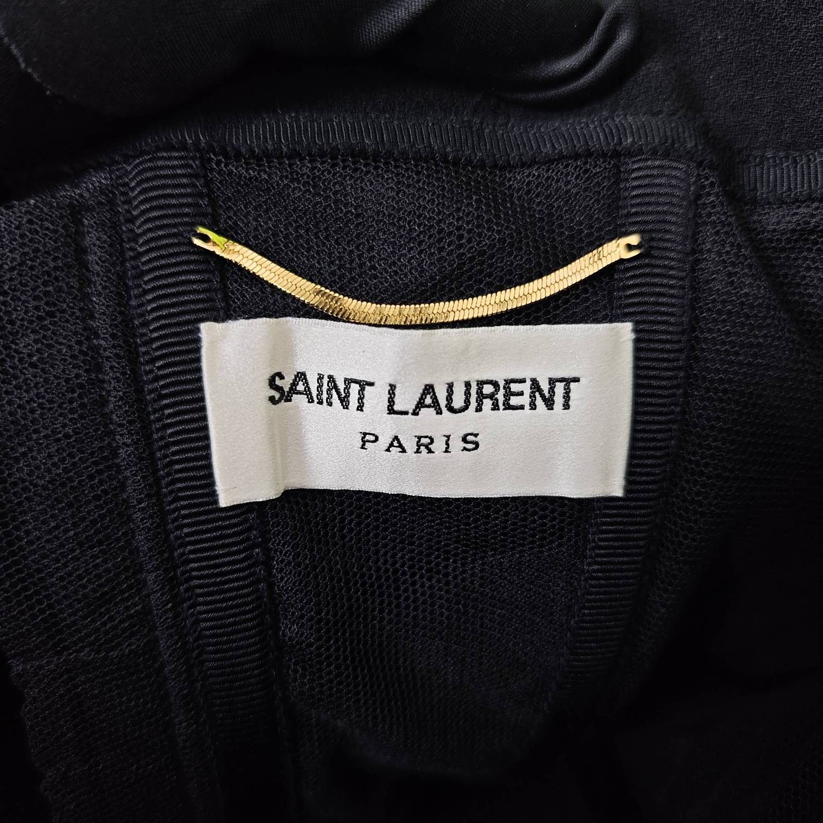 Saint Laurent Paris Saint Laurent Rhinestone Scalloped Romper Size 34 Size 25" / US 0 / IT 36 - 3 Thumbnail