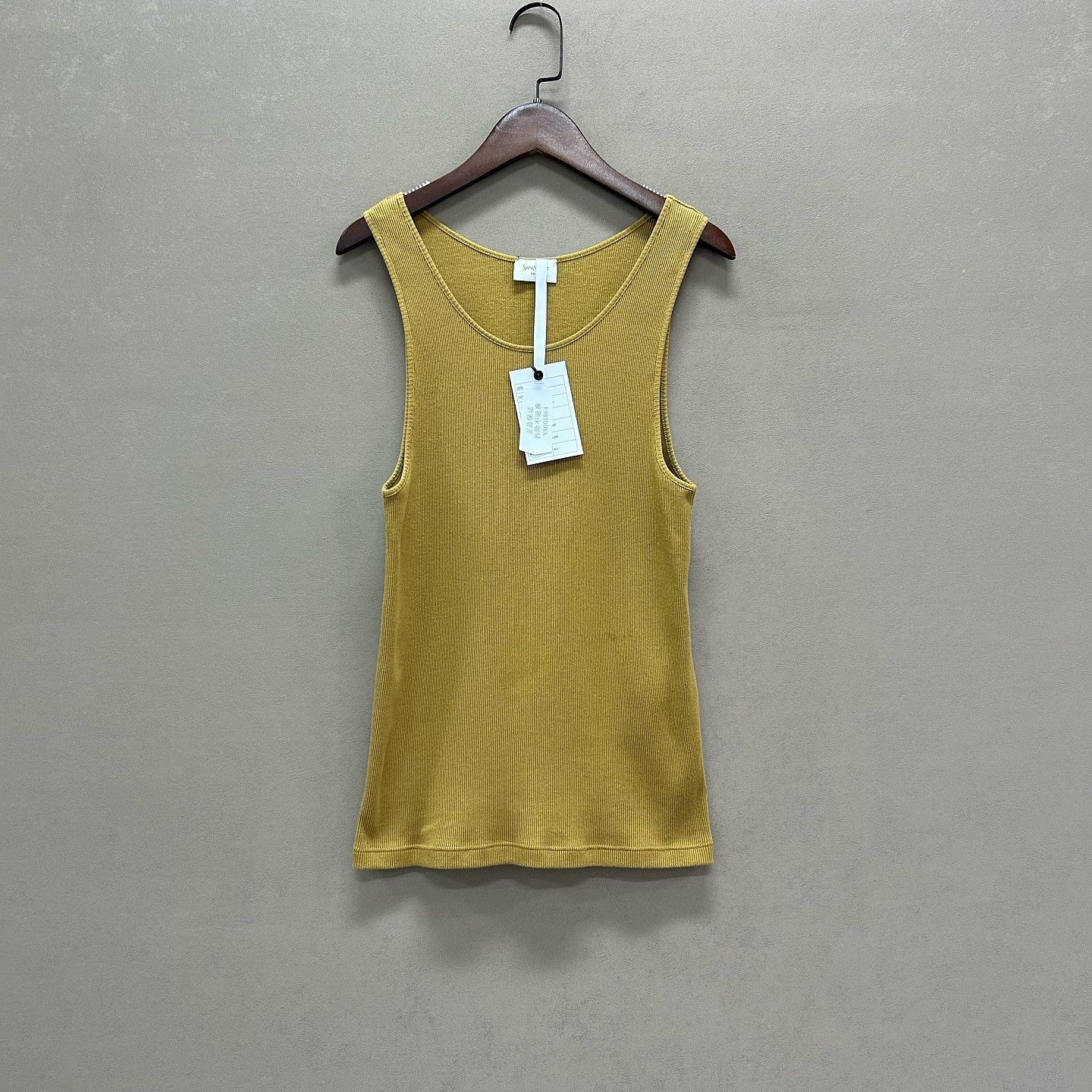 Saint Laurent Paris Saint Laurent Cassandre Ribbed Tank Top Size M Size US M / EU 48-50 / 2 - 6 Thumbnail