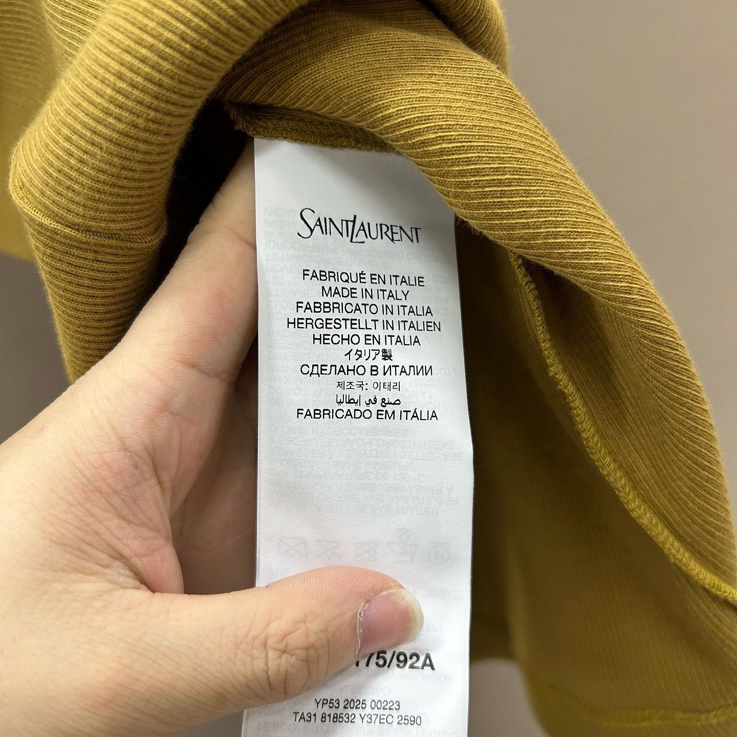 Saint Laurent Paris Saint Laurent Cassandre Ribbed Tank Top Size M Size US M / EU 48-50 / 2 - 4 Thumbnail
