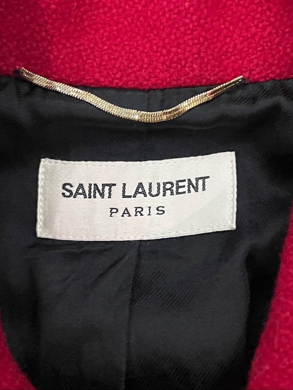 Saint Laurent Paris Saint Laurent Leopard Trim Varsity Jacket Size FR 34 Size XS / US 0-2 / IT 36-38 - 3 Thumbnail