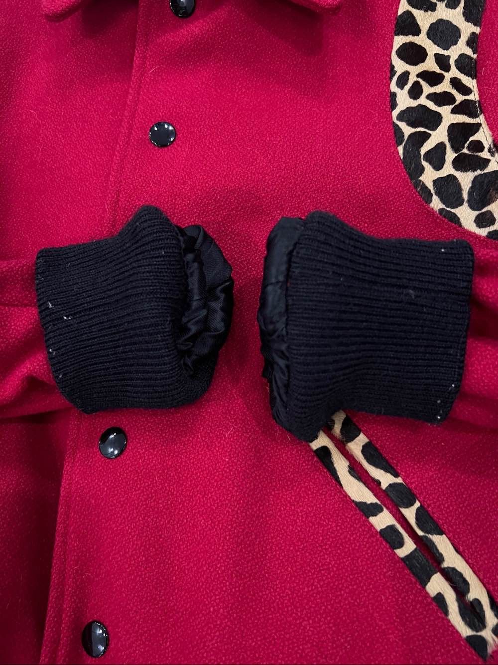 Saint Laurent Paris Saint Laurent Leopard Trim Varsity Jacket Size FR 34 Size XS / US 0-2 / IT 36-38 - 9 Thumbnail