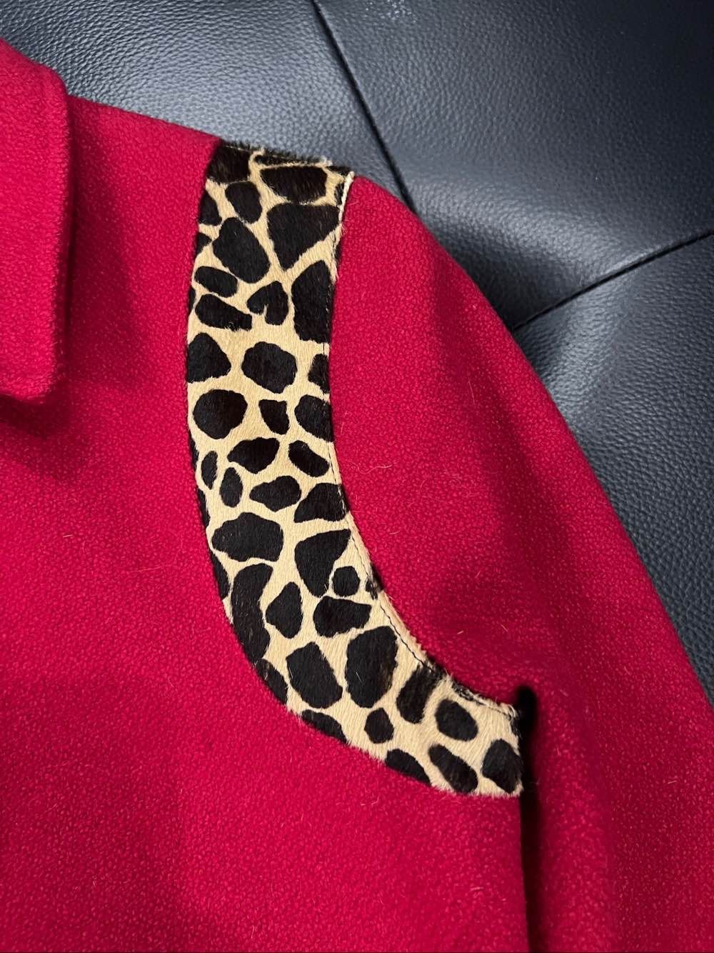 Saint Laurent Paris Saint Laurent Leopard Trim Varsity Jacket Size FR 34 Size XS / US 0-2 / IT 36-38 - 16 Thumbnail