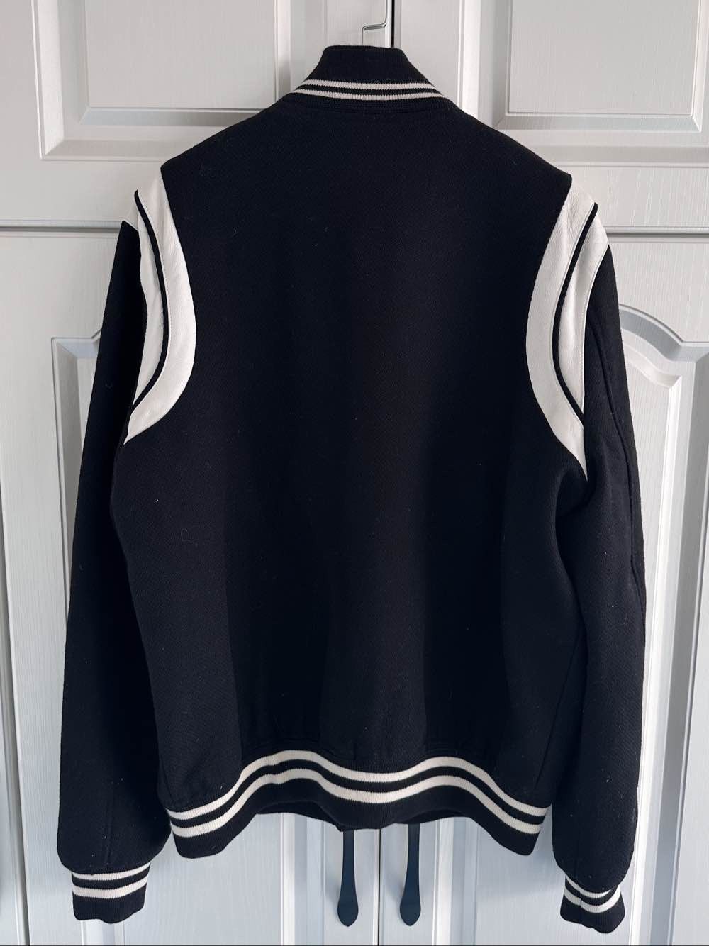 Saint Laurent Paris Saint Laurent Striped Varsity Jacket Size L Size US L / EU 52-54 / 3 - 2 Thumbnail