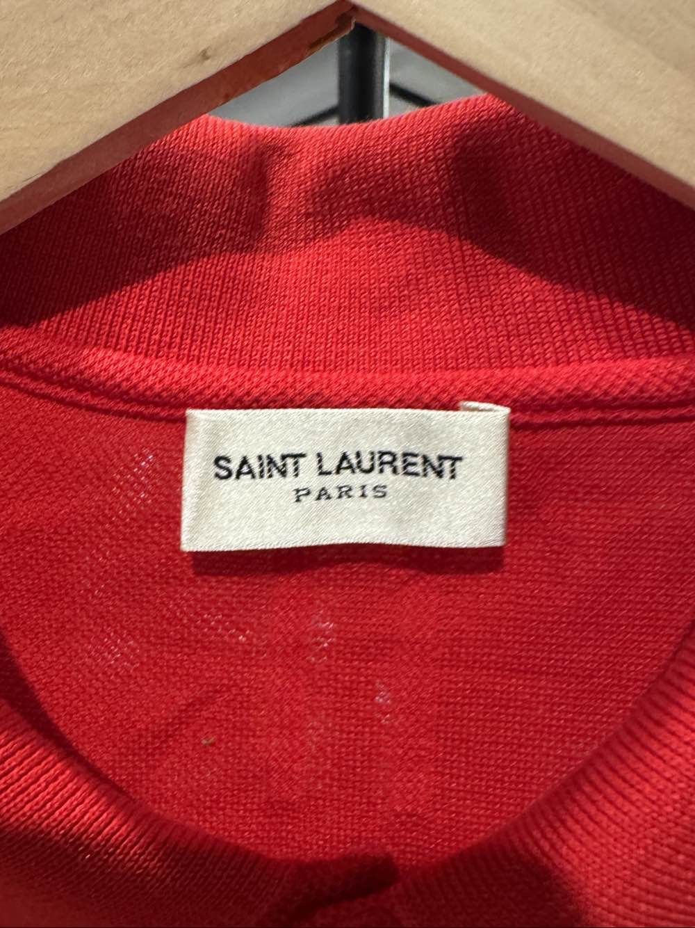 Saint Laurent Paris Saint Laurent Logo Embroidery Polo Shirt Size S Size US S / EU 44-46 / 1 - 3 Thumbnail