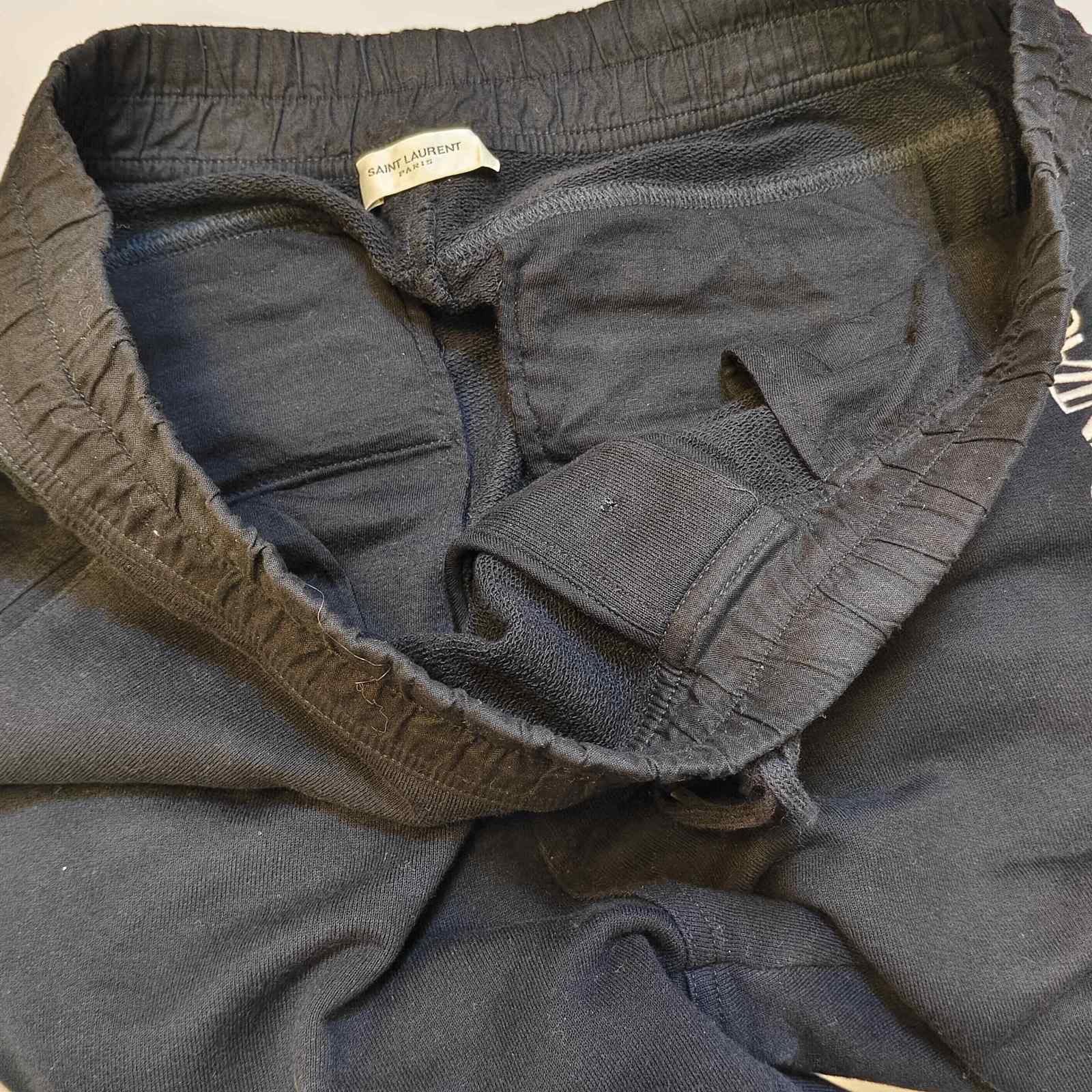Saint Laurent Paris Saint Laurent Logo Print Sweatpants Size L Size US 34 / EU 50 - 9 Thumbnail