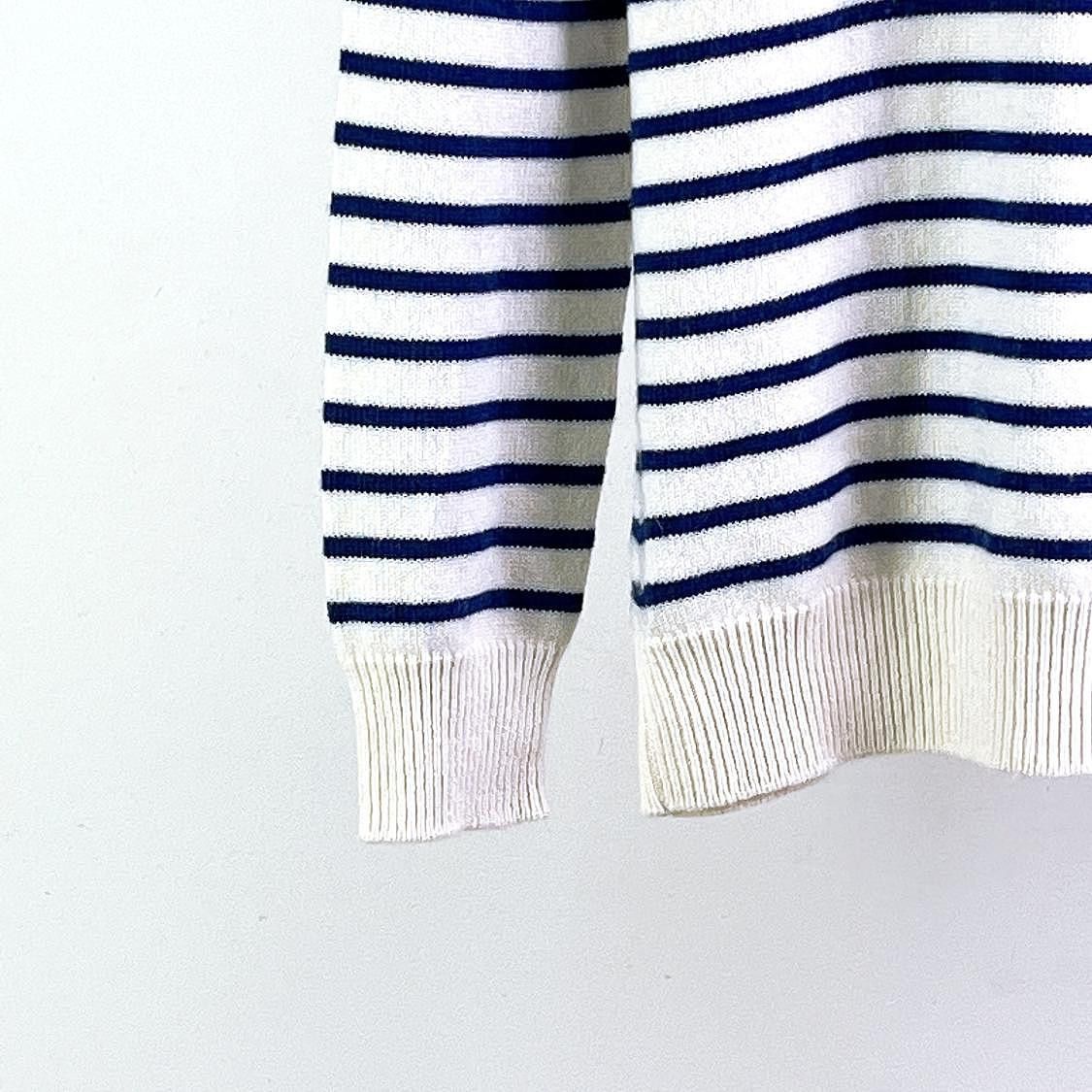 Saint Laurent Paris Saint Laurent Striped Cashmere Sweater Size M Size M / US 6-8 / IT 42-44 - 5 Thumbnail