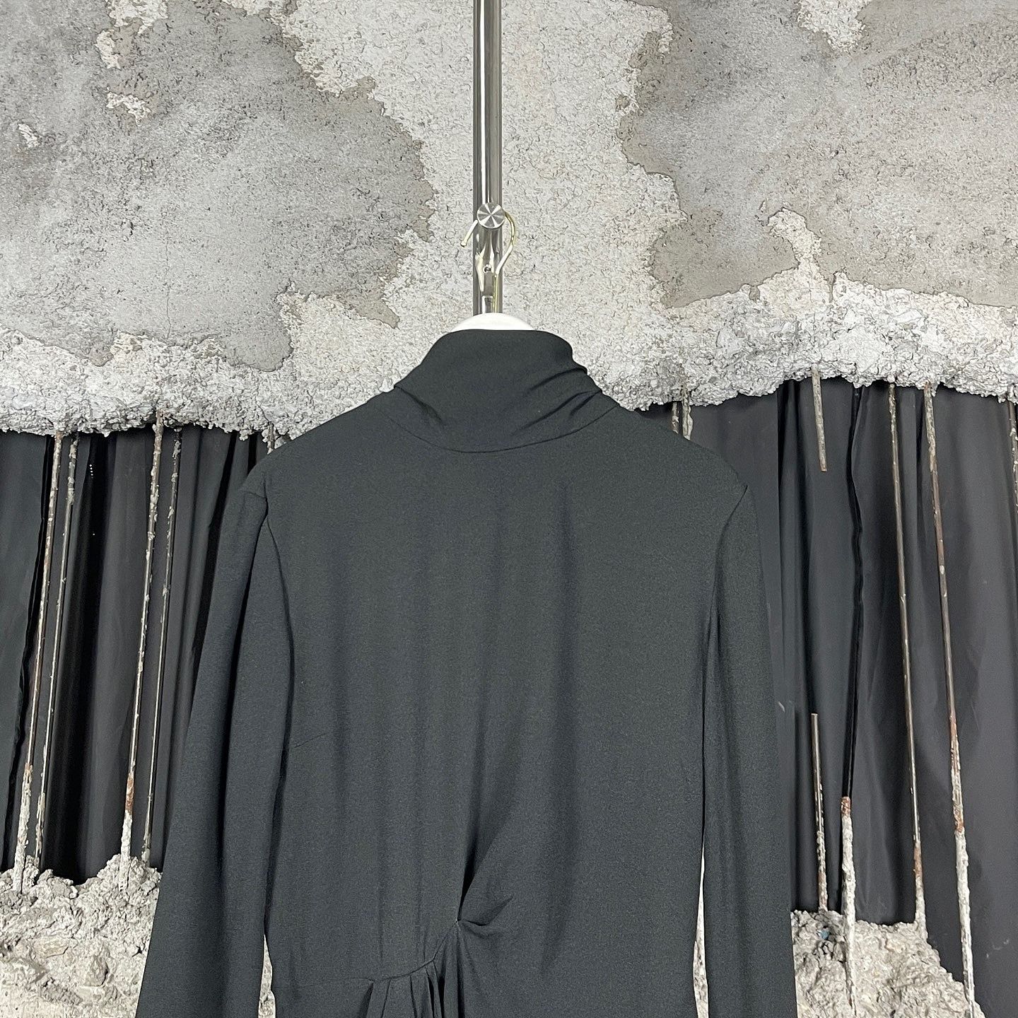 Saint Laurent Paris Saint Laurent Bow Tie Long Sleeve Mini Dress Size 36 Size XS / US 0-2 / IT 36-38 - 5 Thumbnail