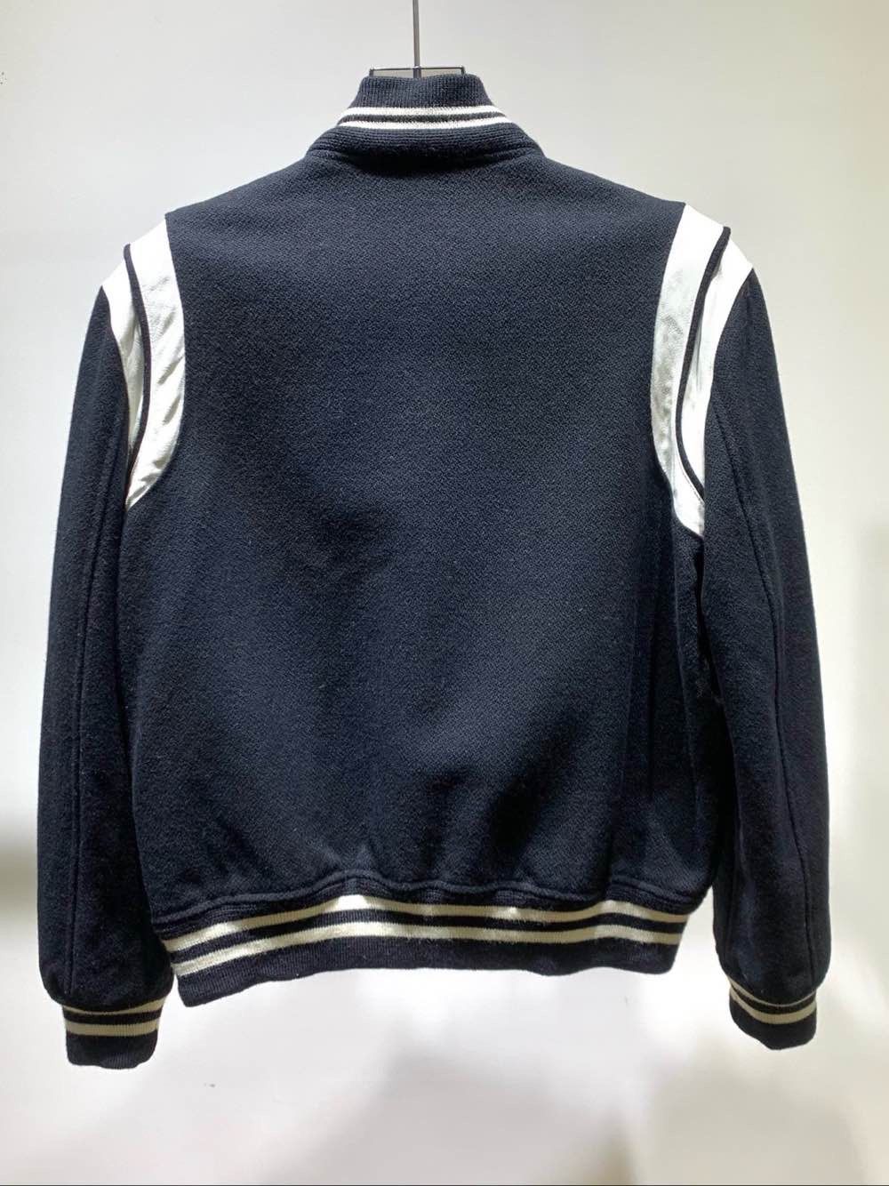 Saint Laurent Paris Saint Laurent Wool Varsity Jacket Size 52 Size US L / EU 52-54 / 3 - 2 Thumbnail