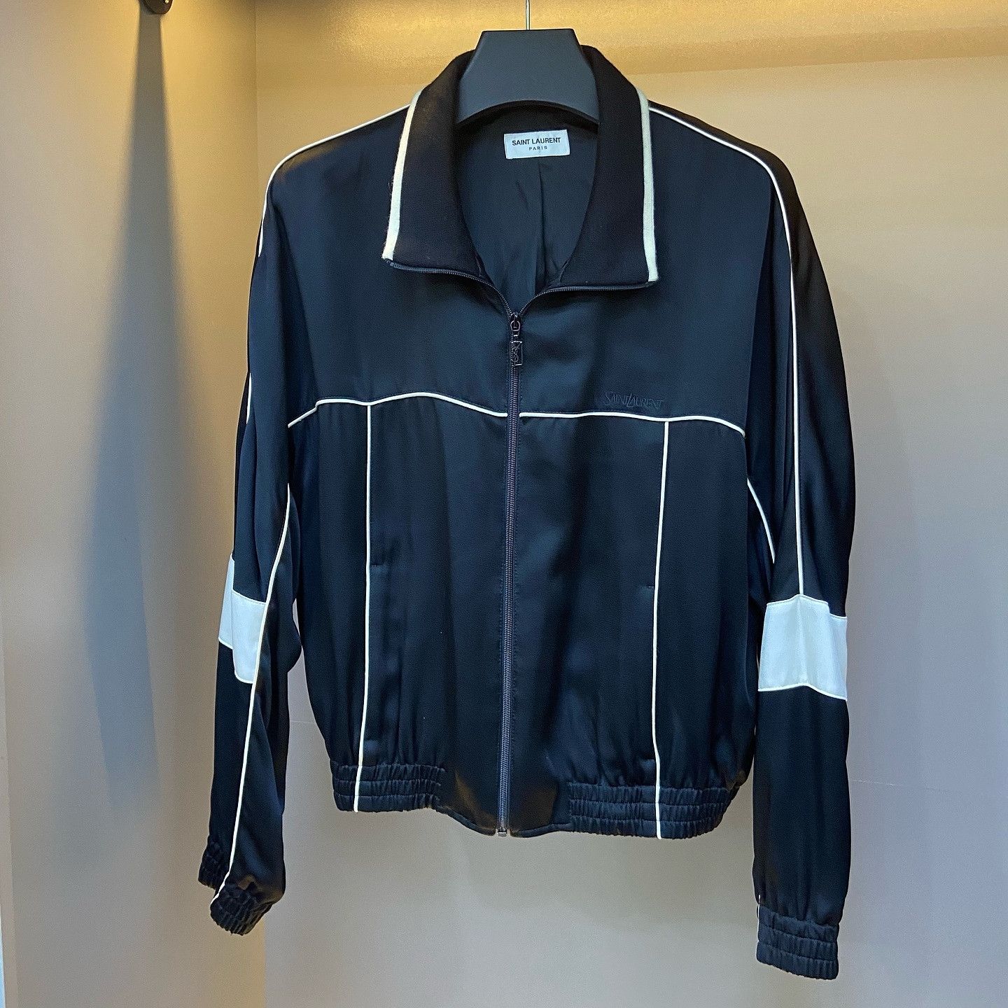 Saint Laurent Paris Saint Laurent Embroidered Zip Jacket Size M Size US M / EU 48-50 / 2 - 6 Thumbnail