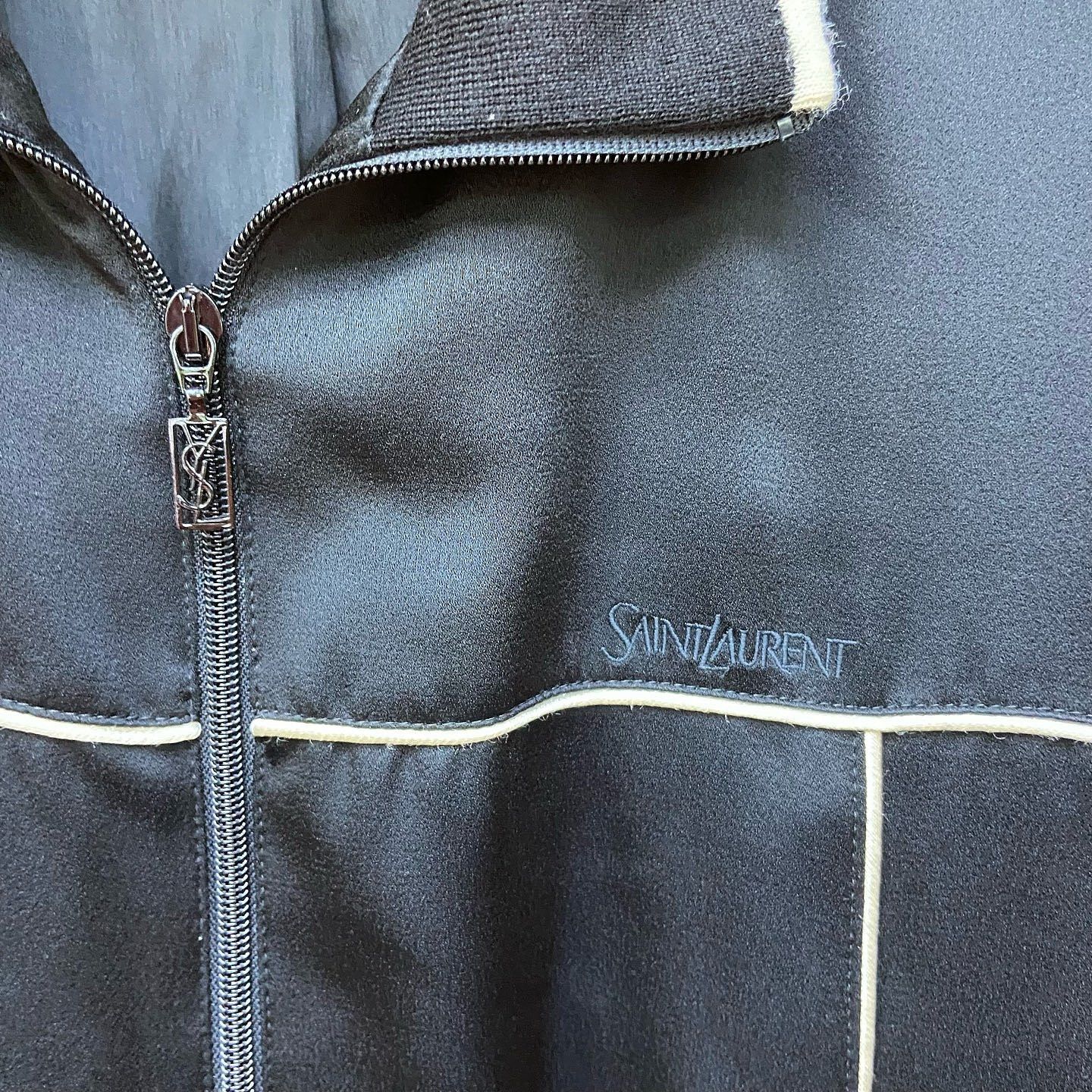 Saint Laurent Paris Saint Laurent Embroidered Zip Jacket Size M Size US M / EU 48-50 / 2 - 8 Thumbnail