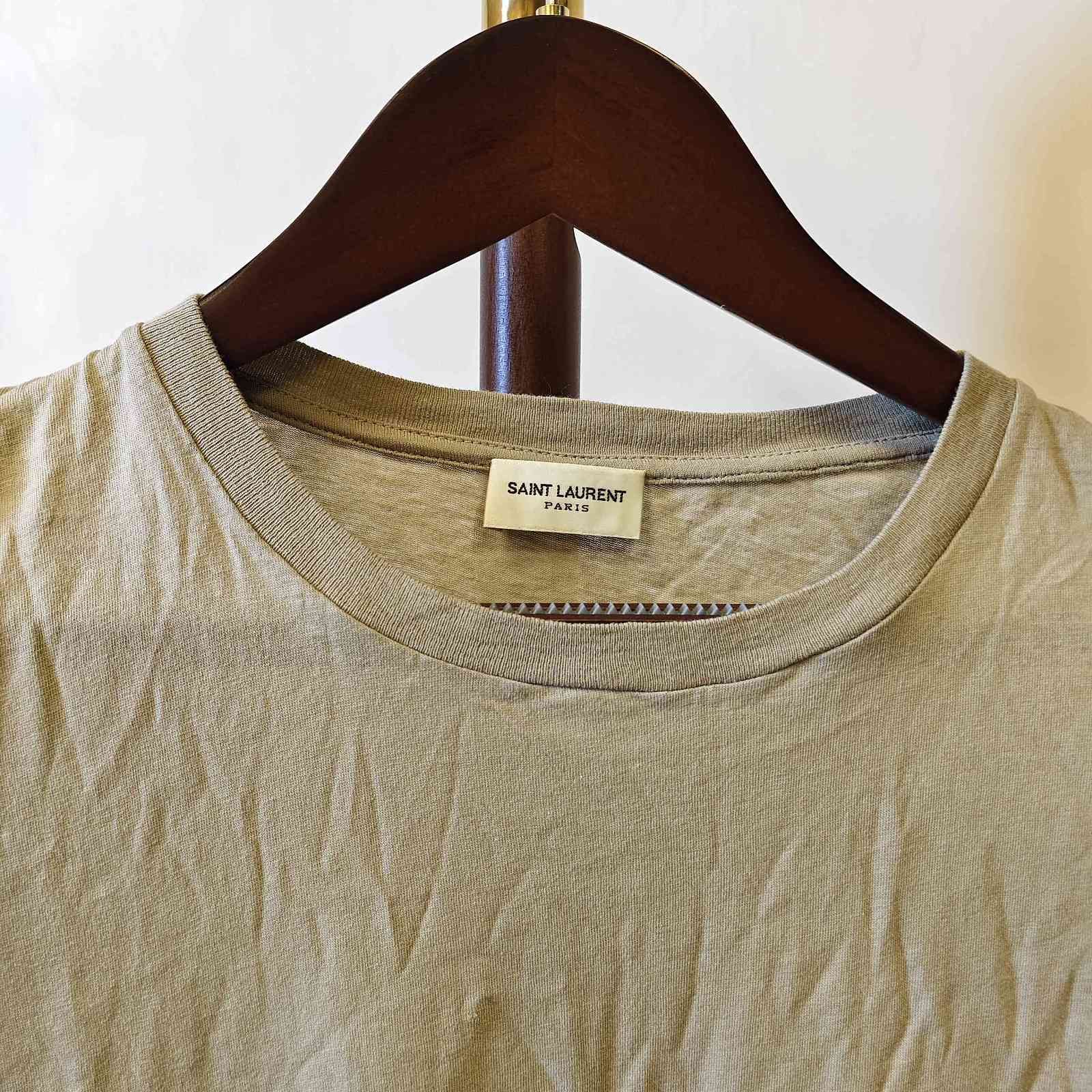 Saint Laurent Paris Saint Laurent Logo T-Shirt Size XS Size XS / US 0-2 / IT 36-38 - 3 Thumbnail